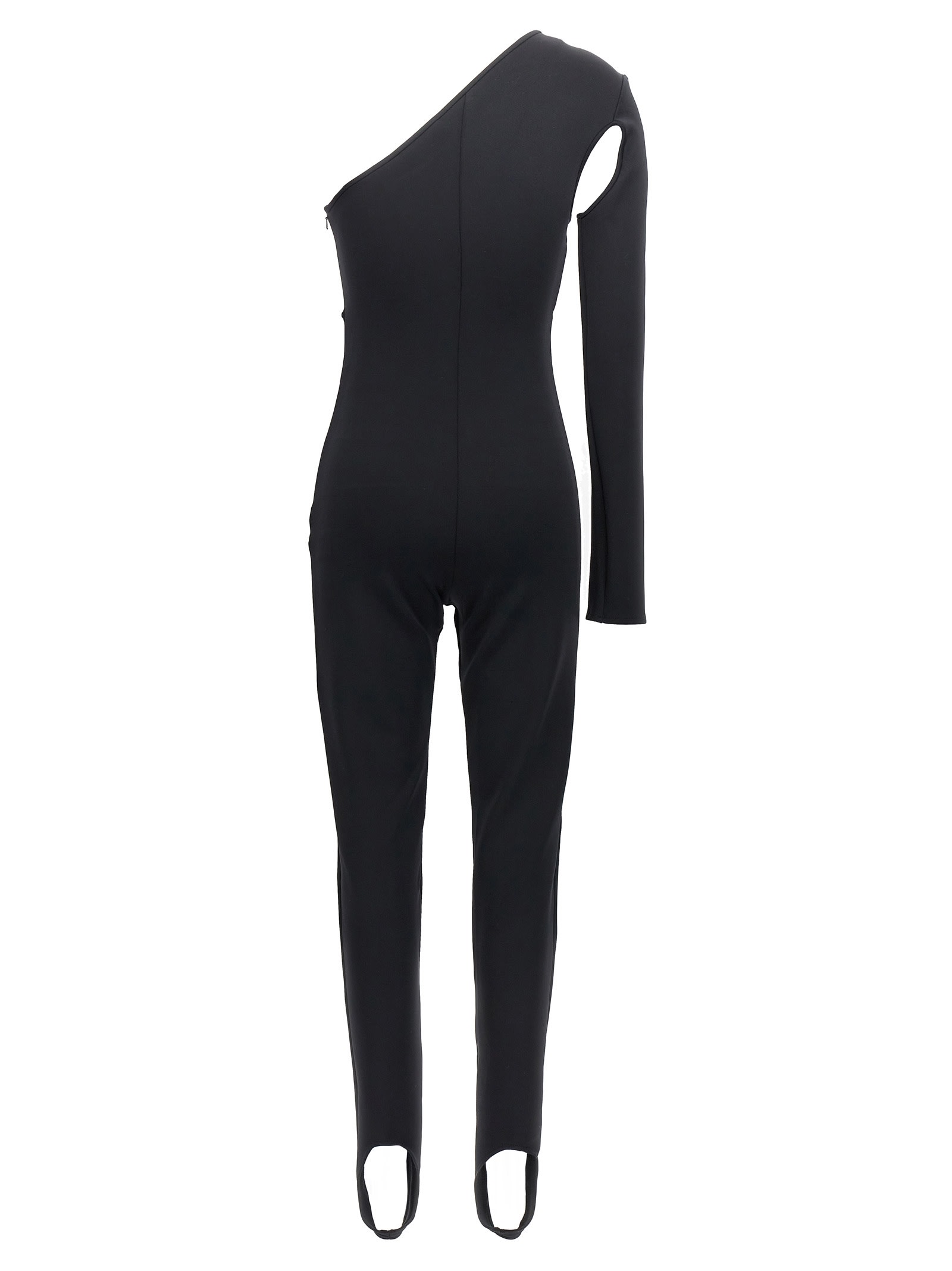 Shop David Koma Scuba Cut Out One-length Bodysuit In Black