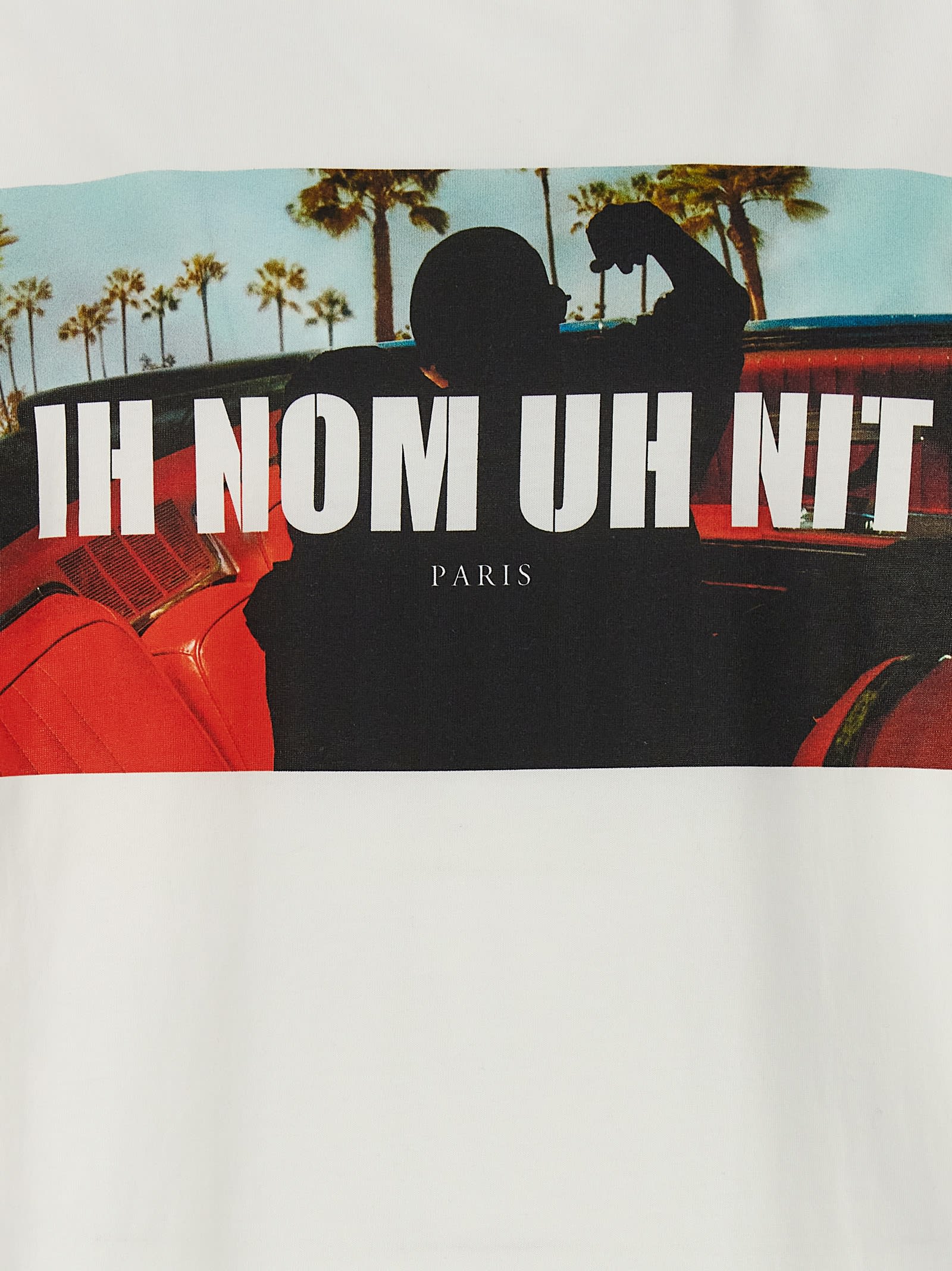 Shop Ih Nom Uh Nit Palms And Car T-shirt In White