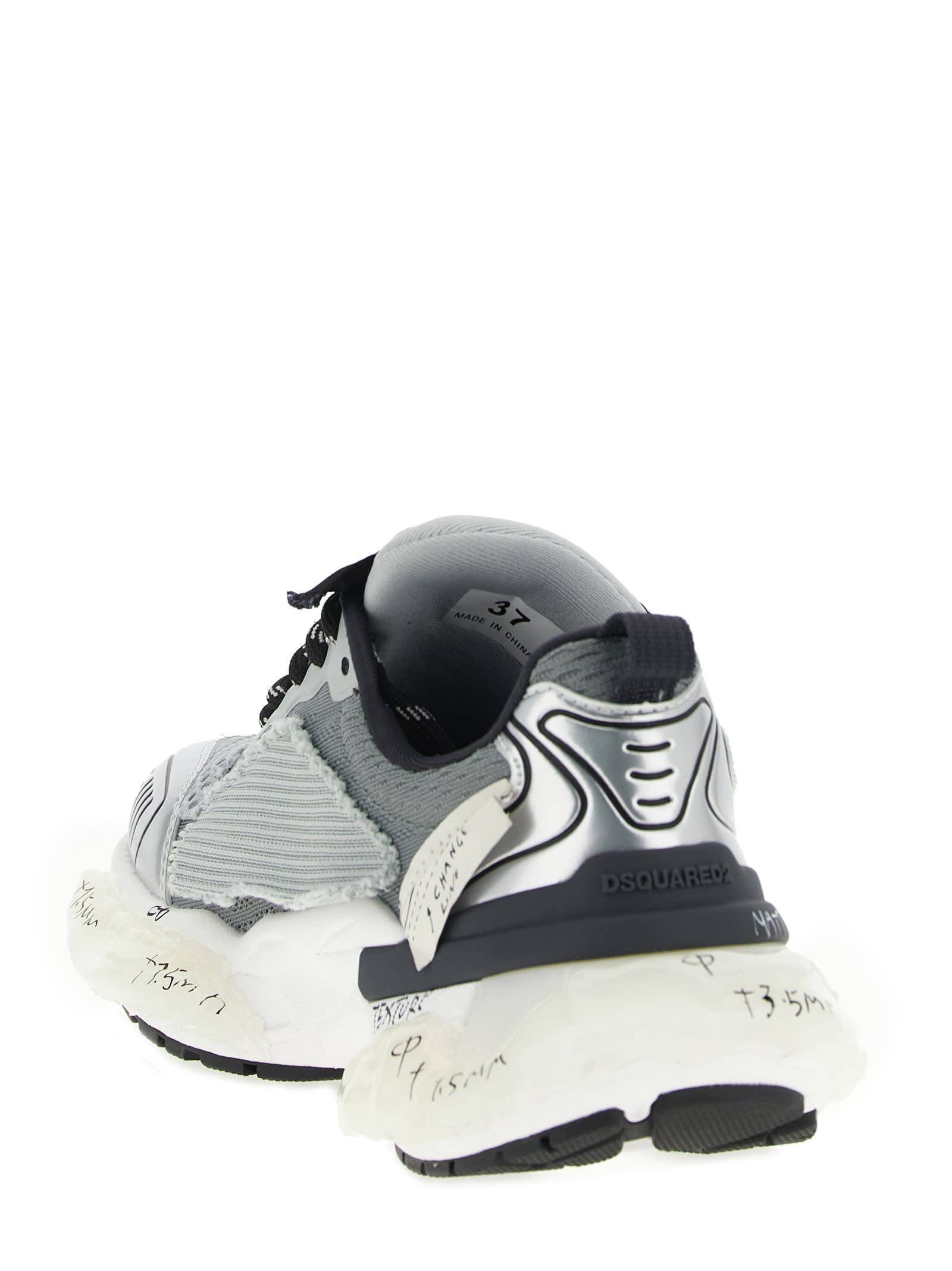 Dsquared2 Faster Sneakers Gray In Gray
