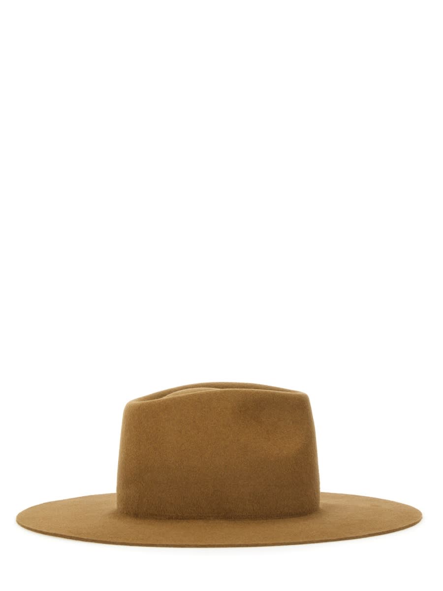 Ruslan Baginskiy Hat With Logo In Brown