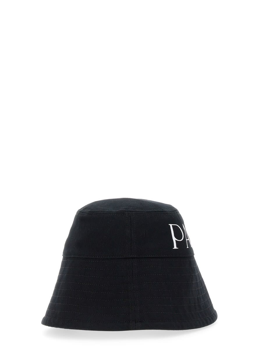 Shop Patou Logo Bucket Hat In Black