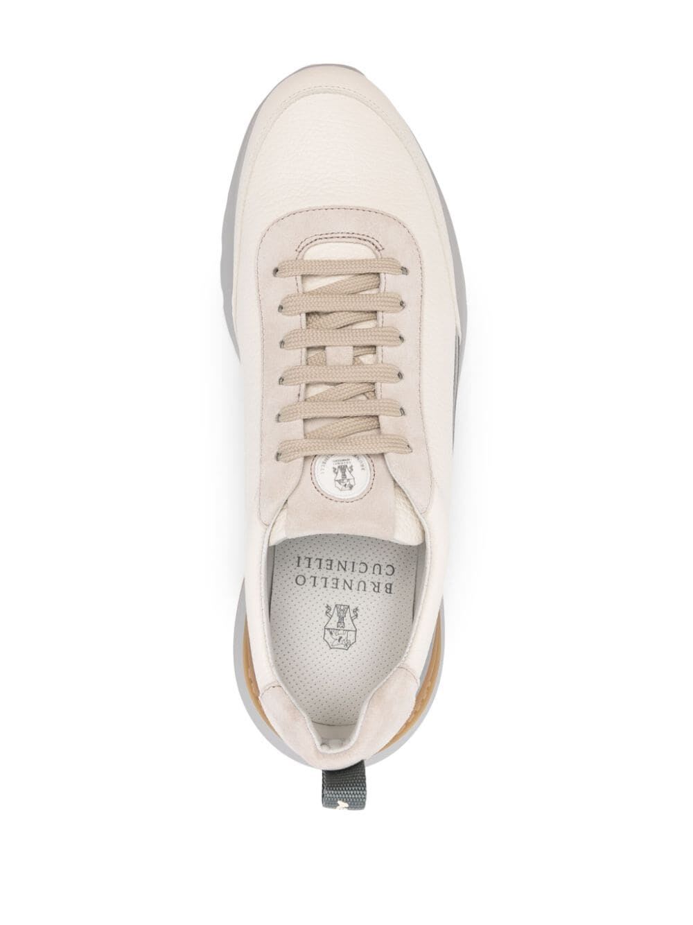 Shop Brunello Cucinelli Classic Sneakers In White