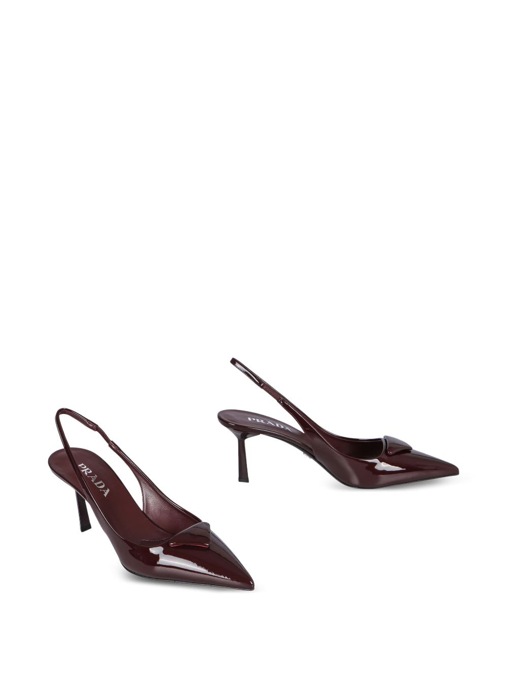 Prada Pointed Toe Stiletto Heel Pumps In Multi