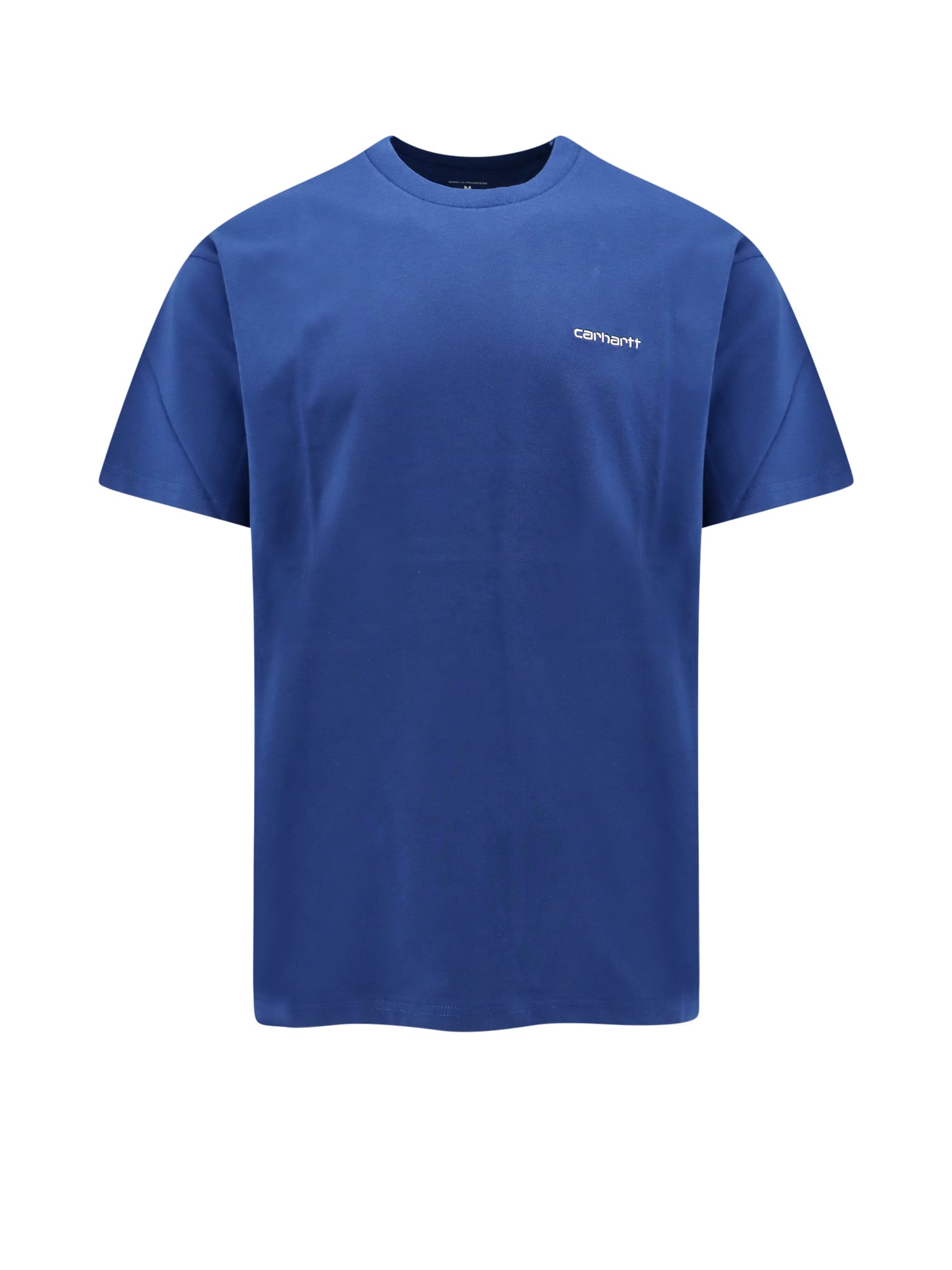 Shop Carhartt Script Embroidery T-shirt In Blue