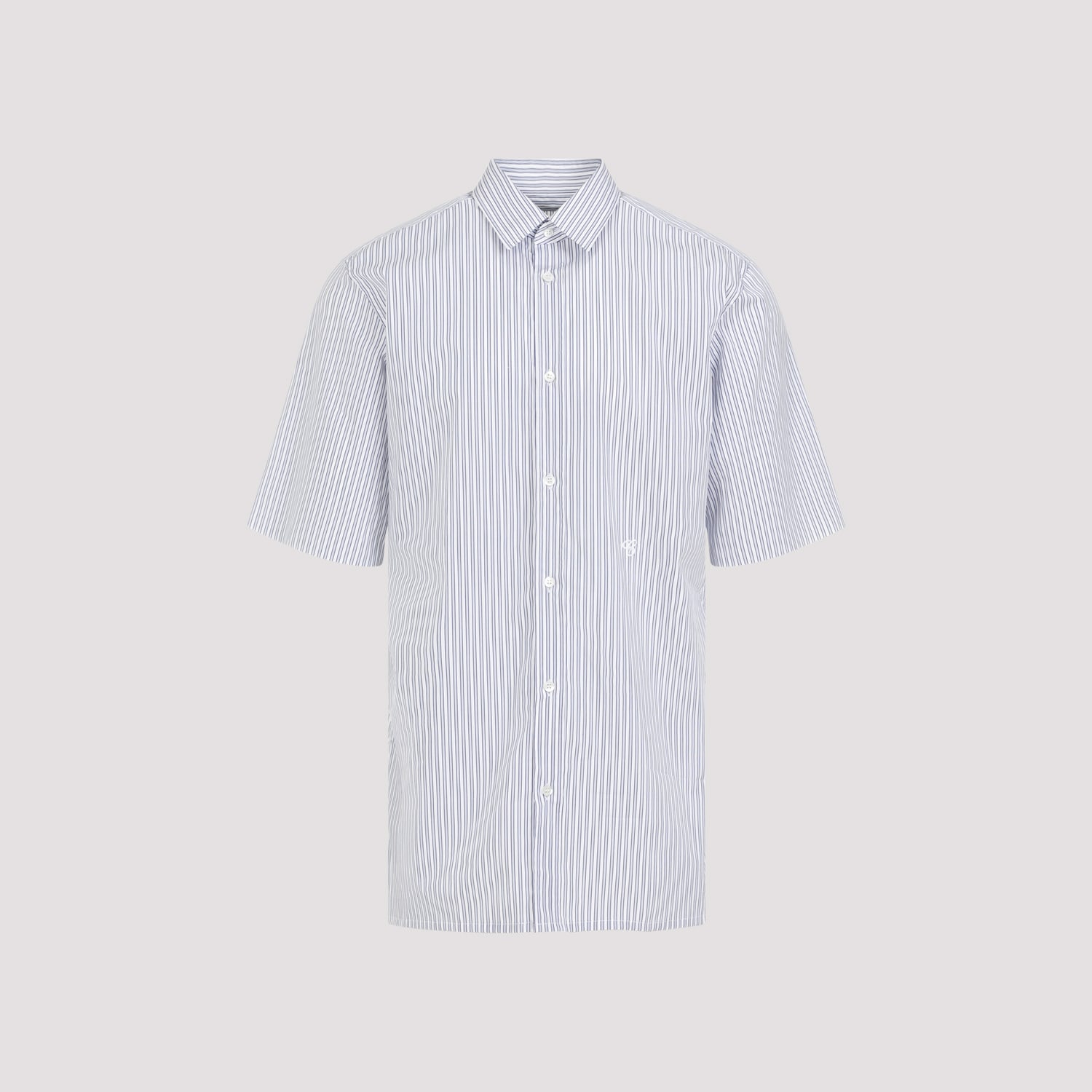 Shop Maison Margiela Ss Shirt In F White Blue