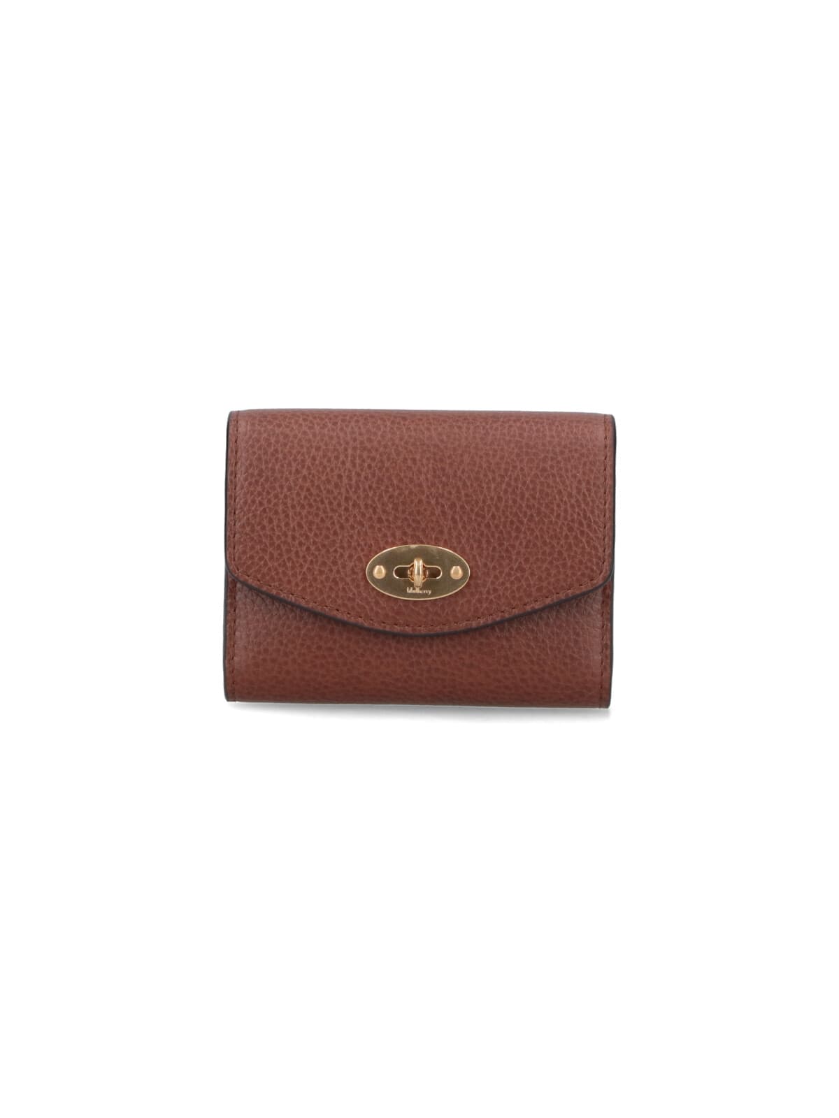 Mulberry Textured Wallet Gold-tone Hardware In Brown