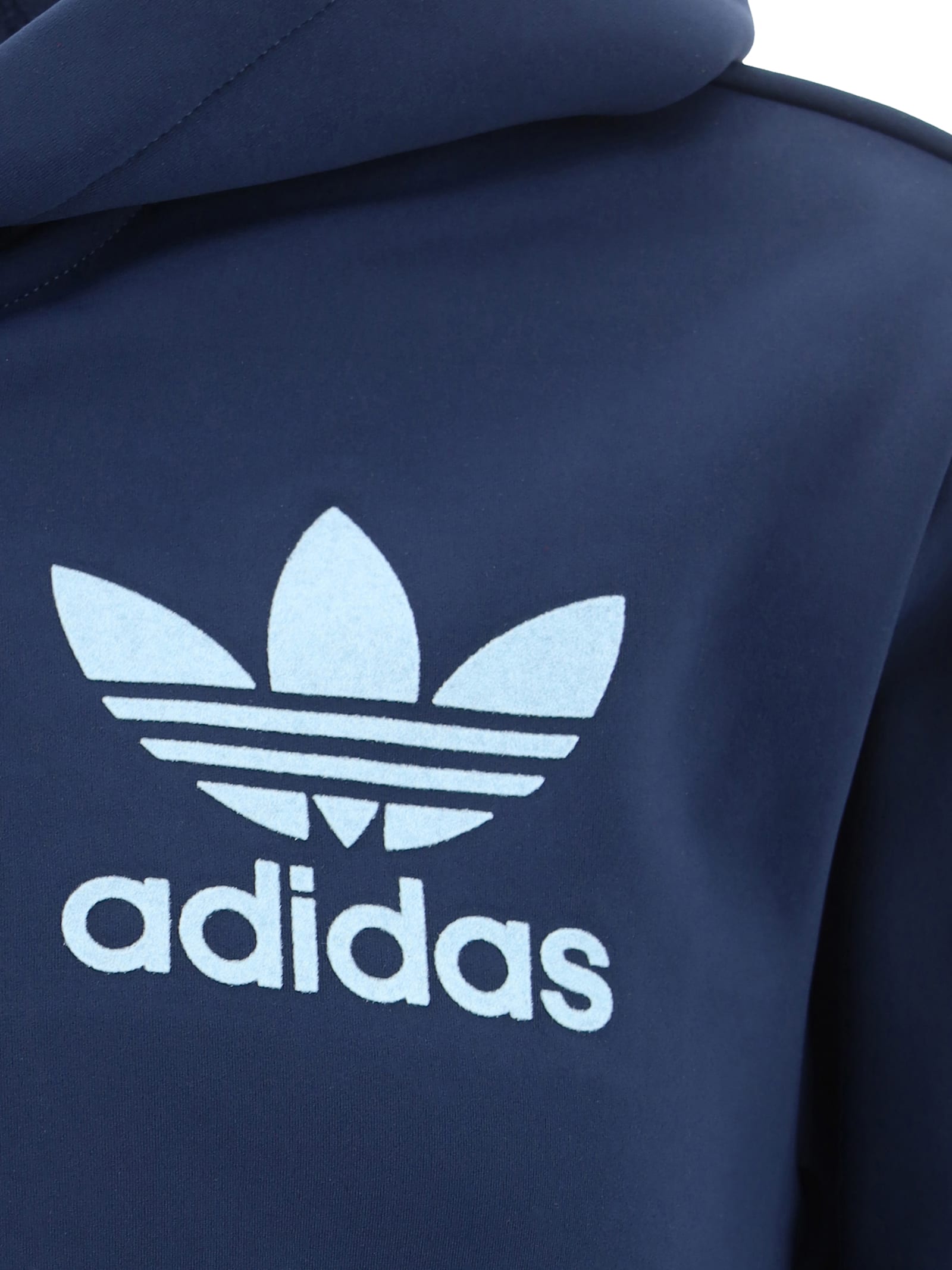 Adidas Originals By Wales Bonner Hooded Sweatshirt In Collegiate Navy