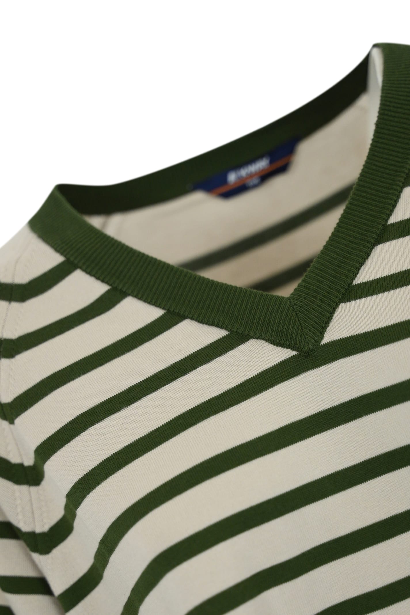 K-way Marol Striped Sweater In Beige Lt - Green Lic