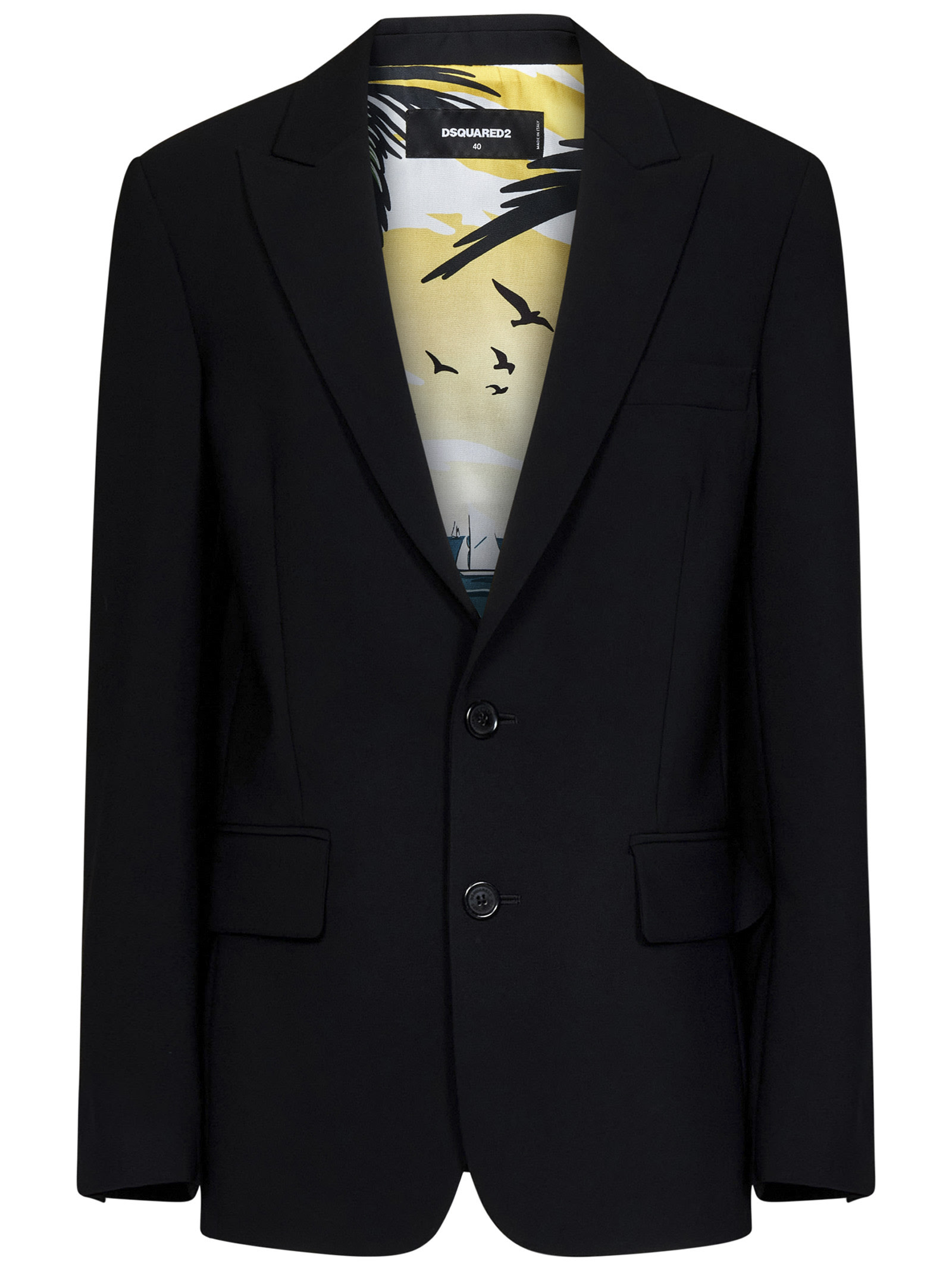 Shop Dsquared2 Flare Suit In Black