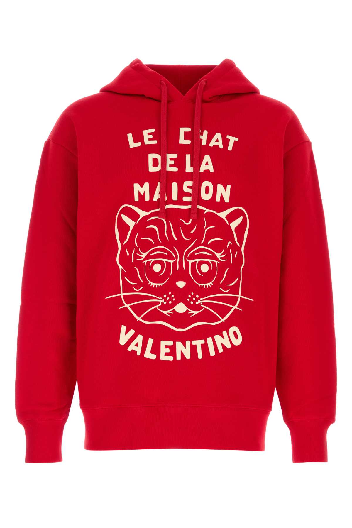 Red Cotton Sweatshirt