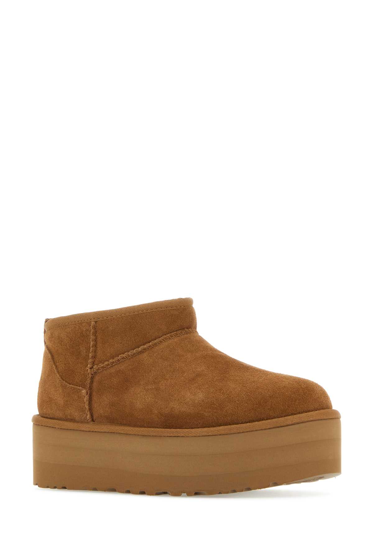 Ugg Classic Ultra Mini 1135092-che Womens 5 Chestnut Suede Platform Boot Gbnc453 In Brown