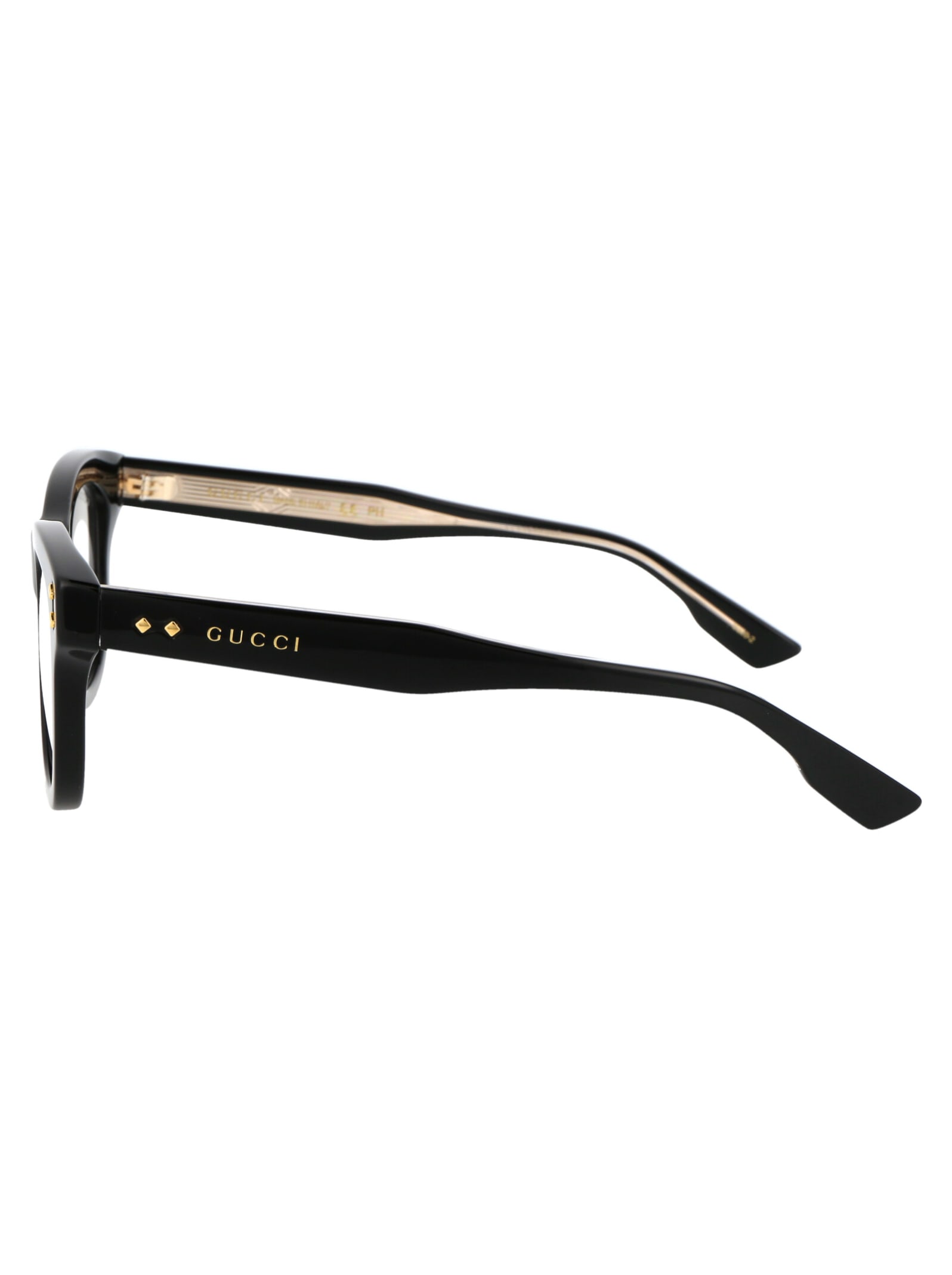 Shop Gucci Gg1086s Sunglasses In 001 Black Black Transparent