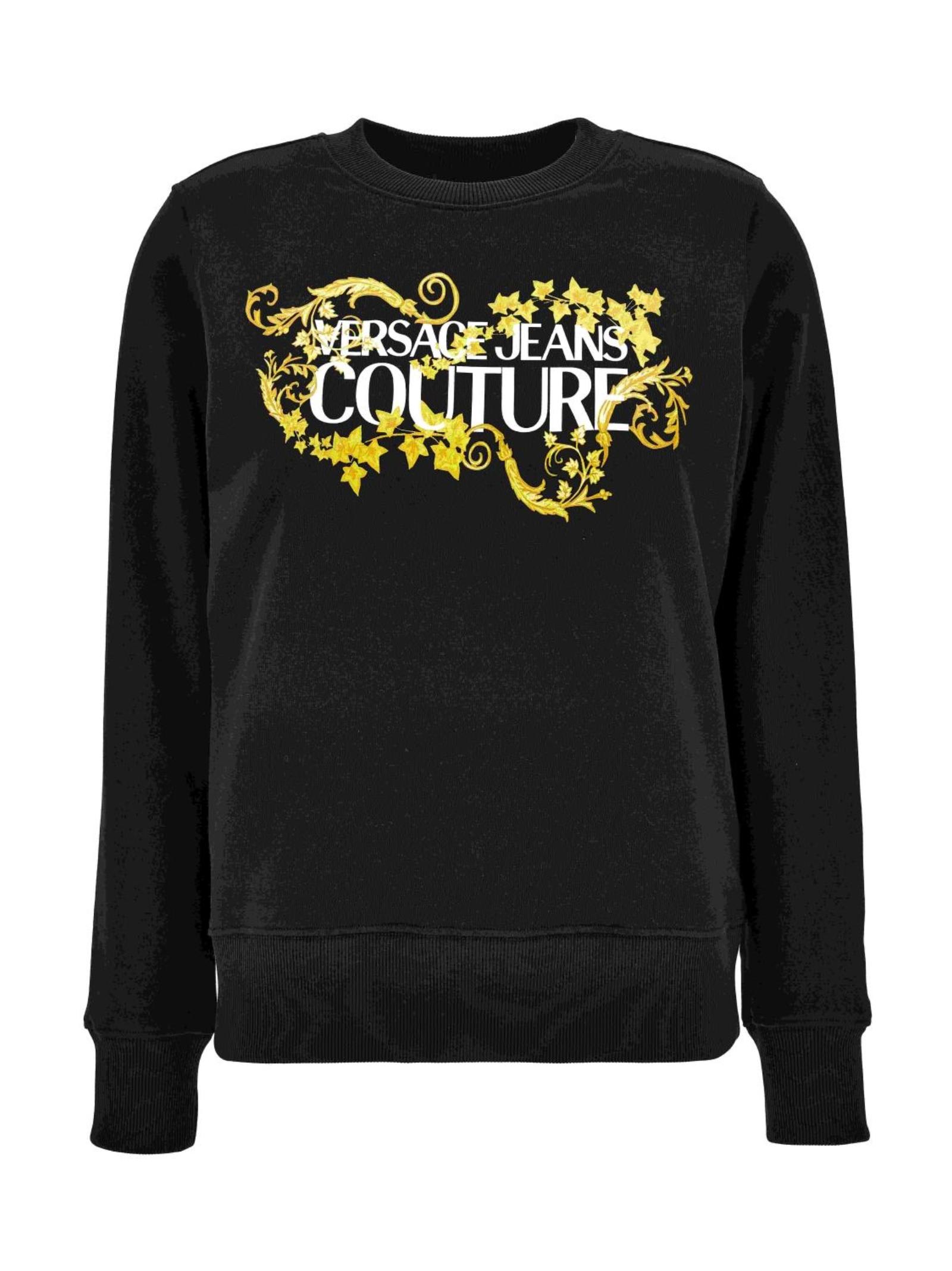 Shop Versace Jeans Couture Hoodie In Black