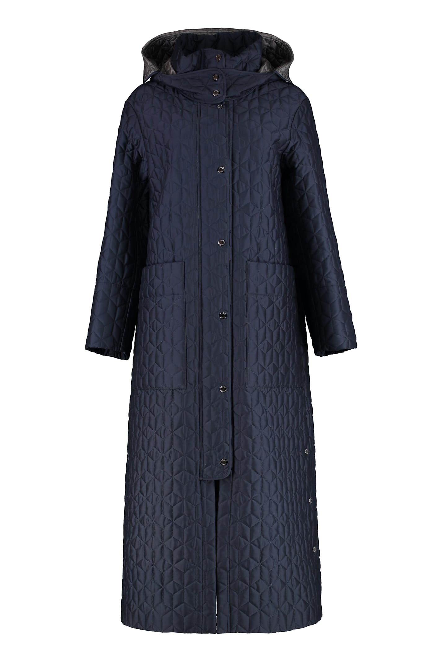 【送料&関税込】Moorer Domizia Quilted Long Down Jacket Moorer Domizia Quilted Long Down Jacket In Blue | ModeSens