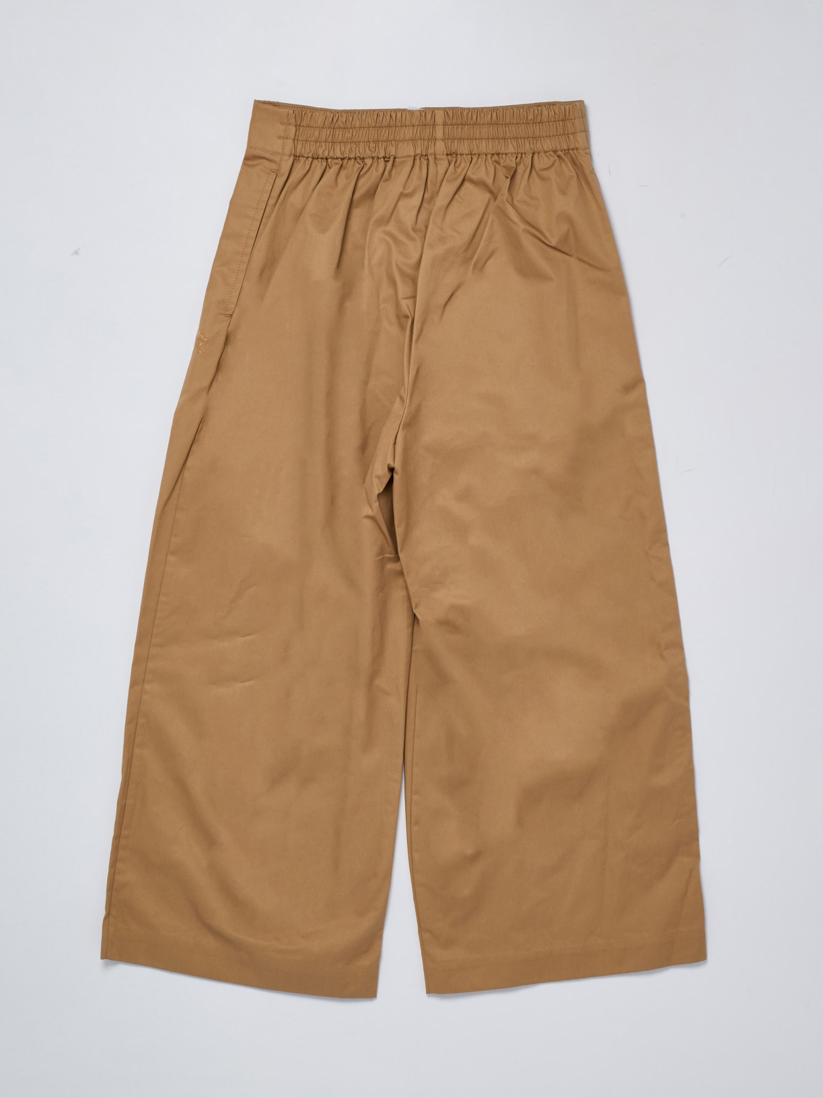 Shop Burberry Hermia Trousers In Beige