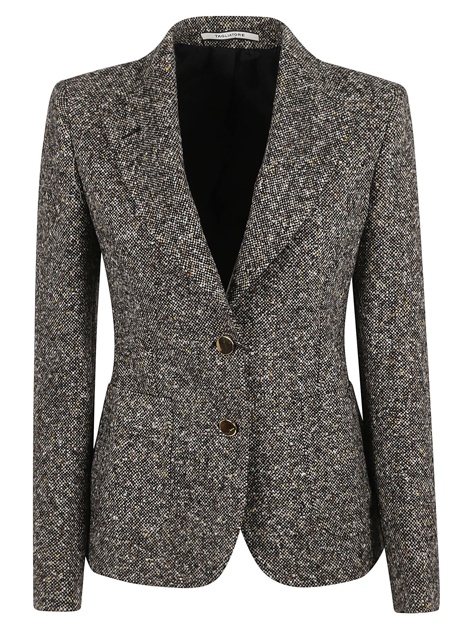 Shop Tagliatore Two-button Blazer In Brown