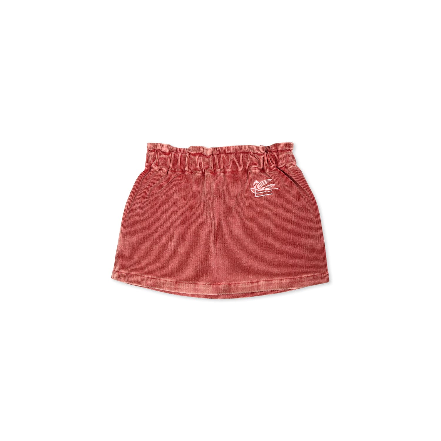 Shop Etro Red Skirt For Baby Girl With Logo