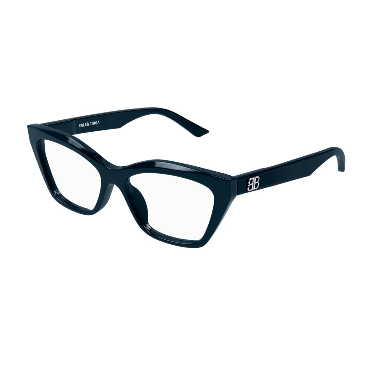 Shop Balenciaga Bb0342o Linea Everyday 008 Glasses In Blu