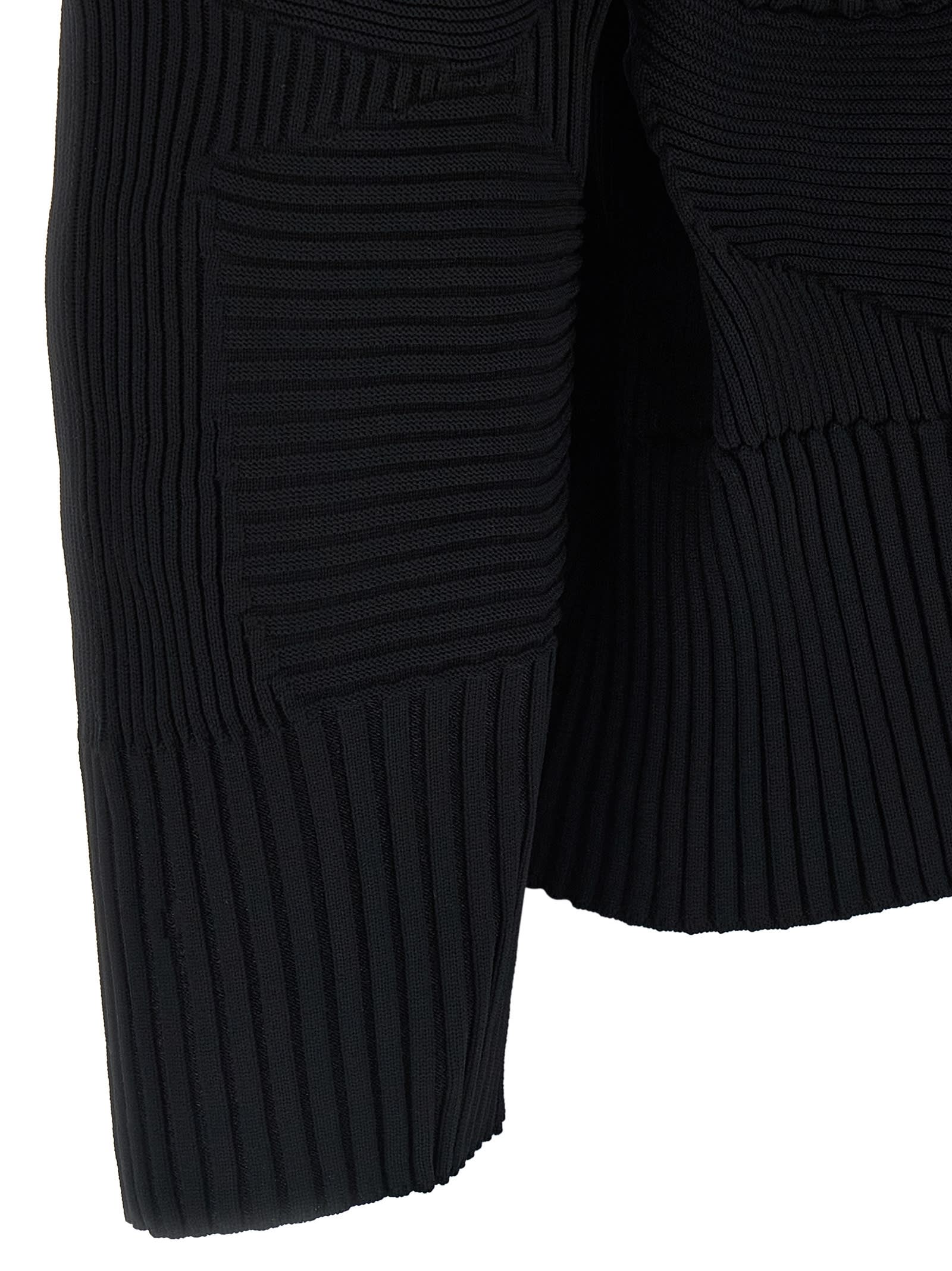 Issey Miyake Kone Kone Cardigan In Black