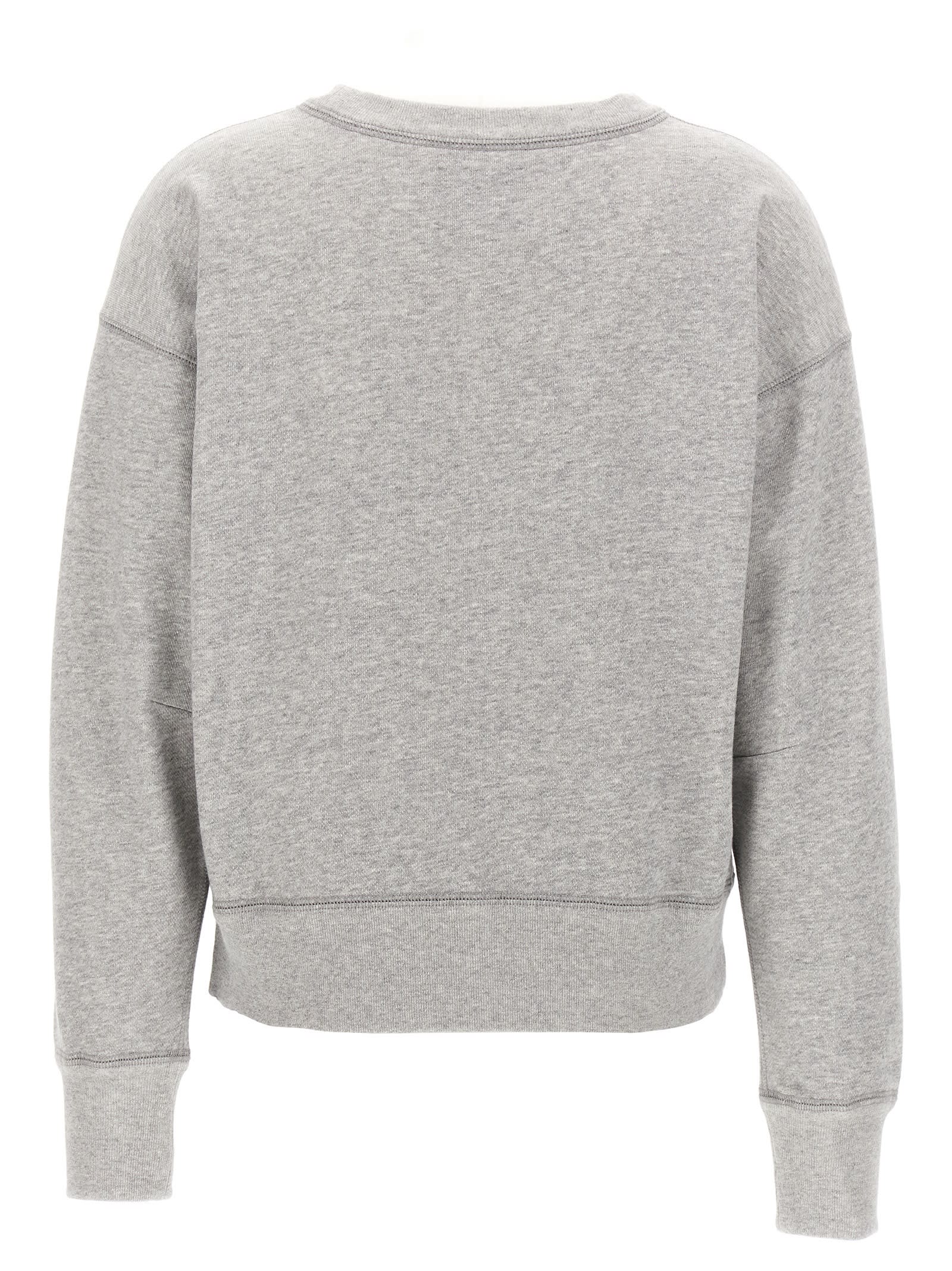 Shop Isabel Marant Shad Sweatshirt In Gray