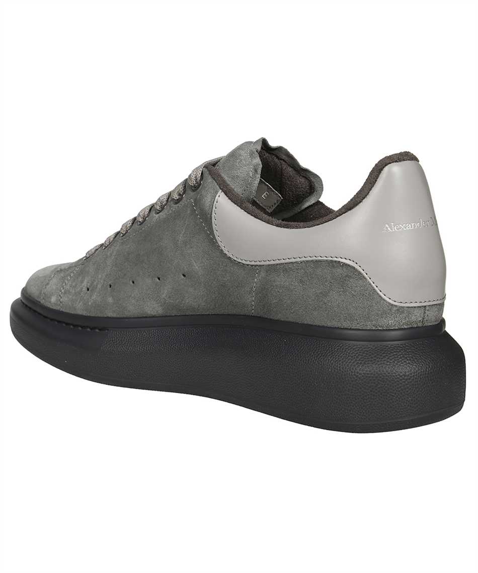 Shop Alexander Mcqueen Larry Suede Sneakers In Grey