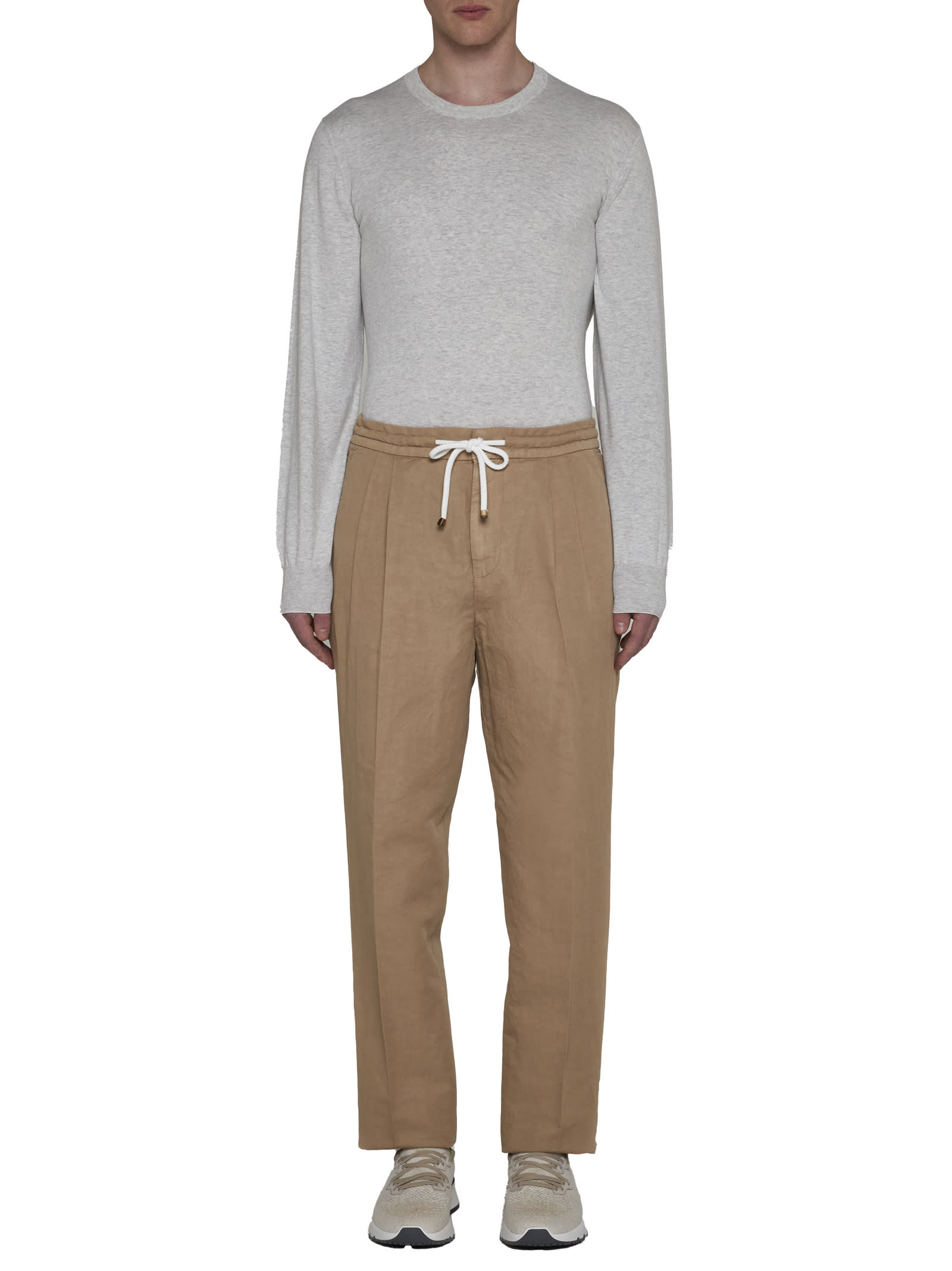 Brunello Cucinelli Sweater In Fog