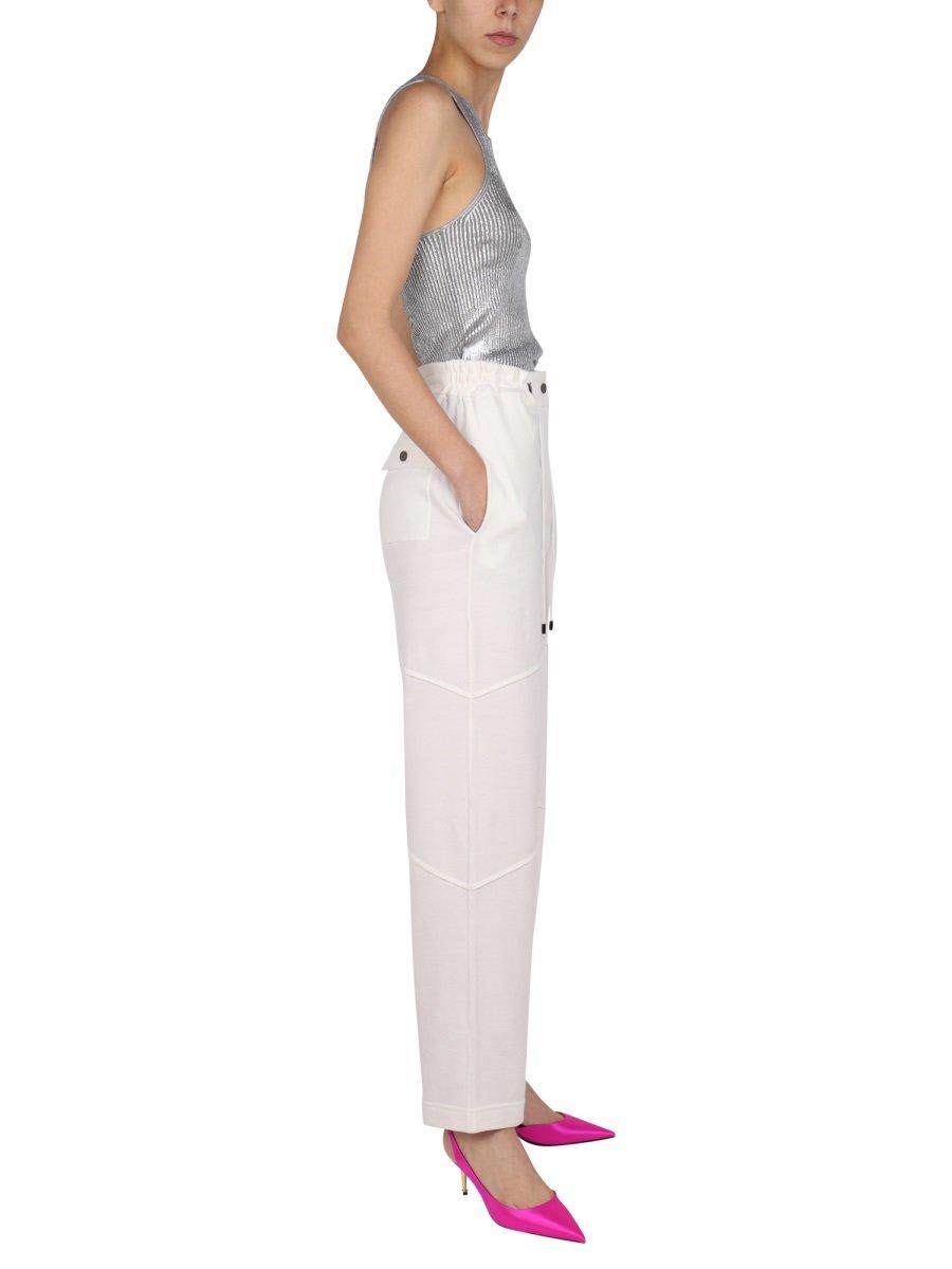Shop Tom Ford Drawstring Panelled Track Pants In White