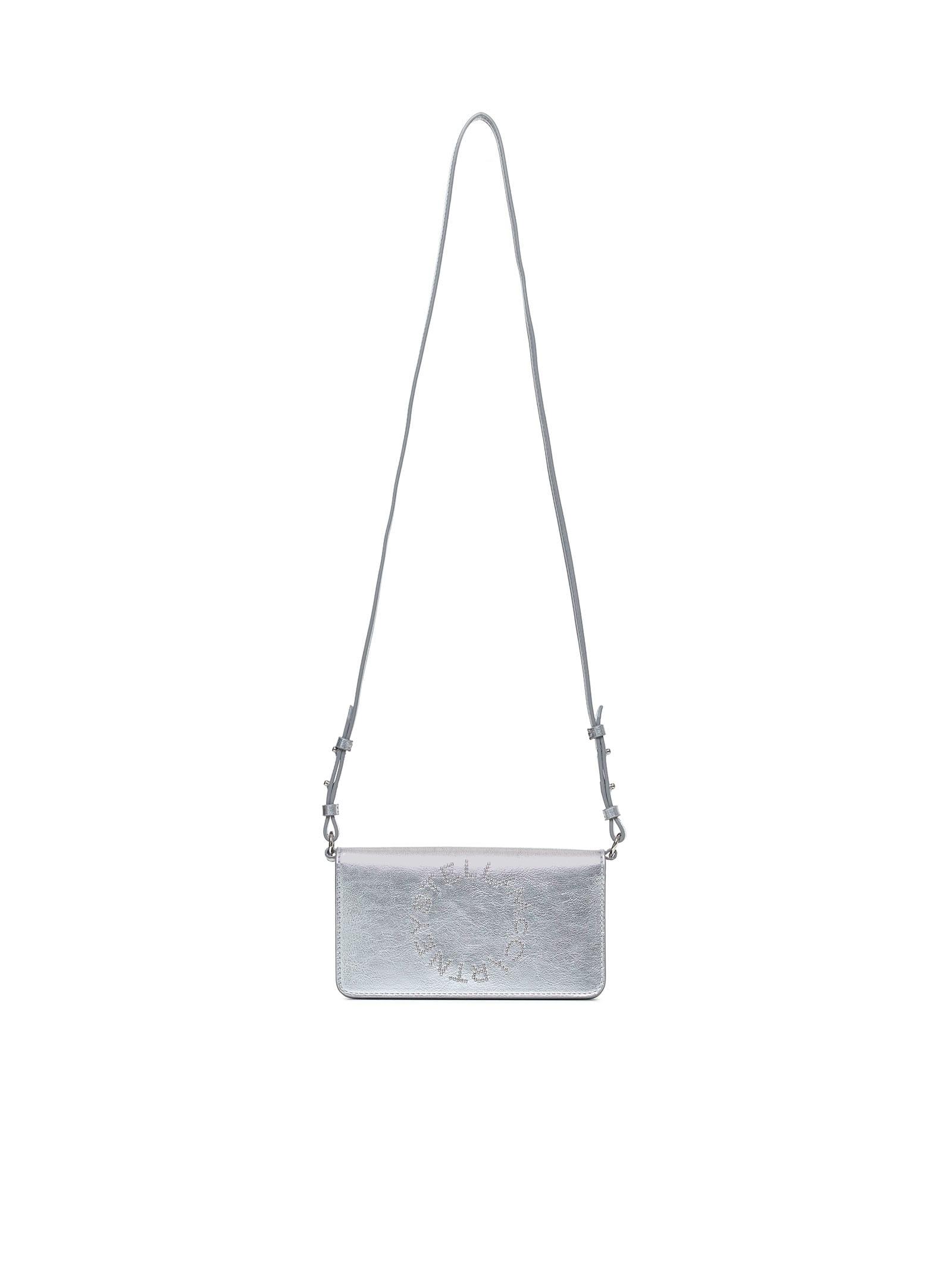 Shop Stella Mccartney Shoulder Bag In Silver