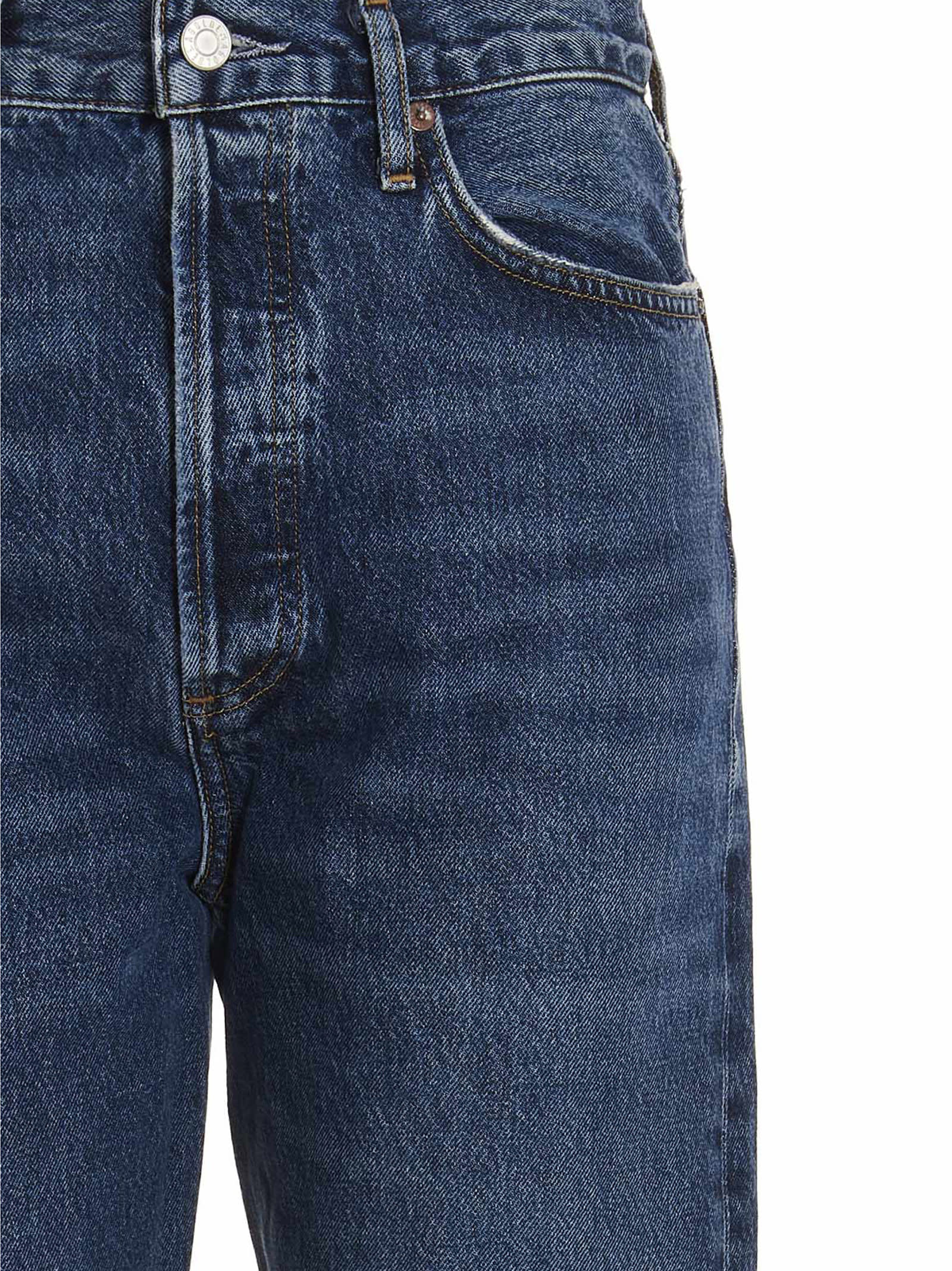Shop Agolde Jeans 90s Pinch Waist Straight In Range In Blue
