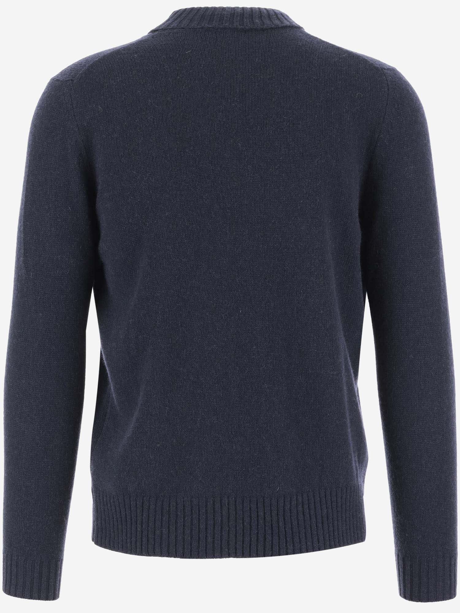 Shop Oliver Lattughi Cashmere Pullover In Blue