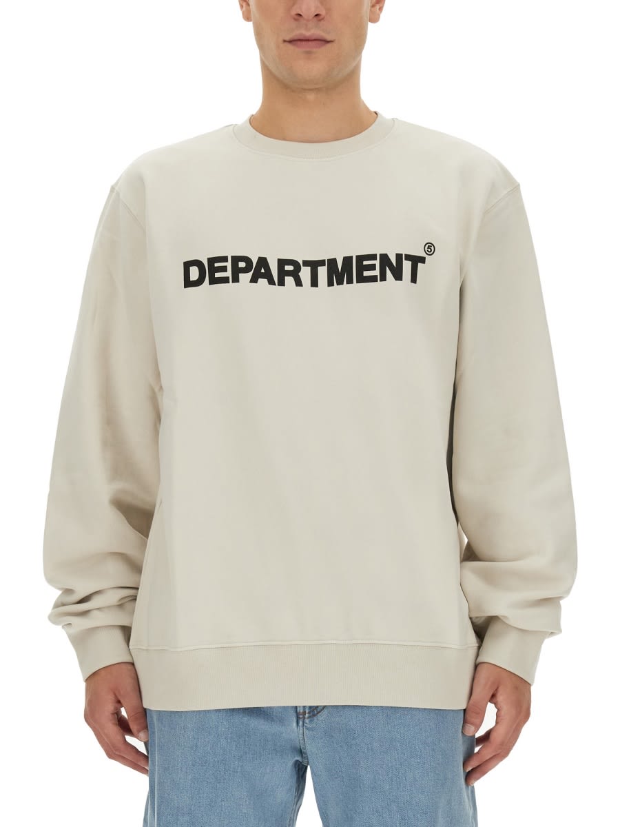 Shop Department Five Sweatshirt With Logo In White