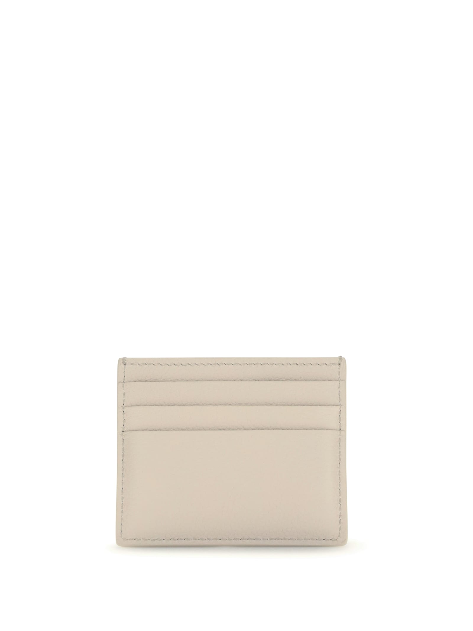 Brunello Cucinelli Beige Calf Leather Bos Taurus Wallet In Metallic