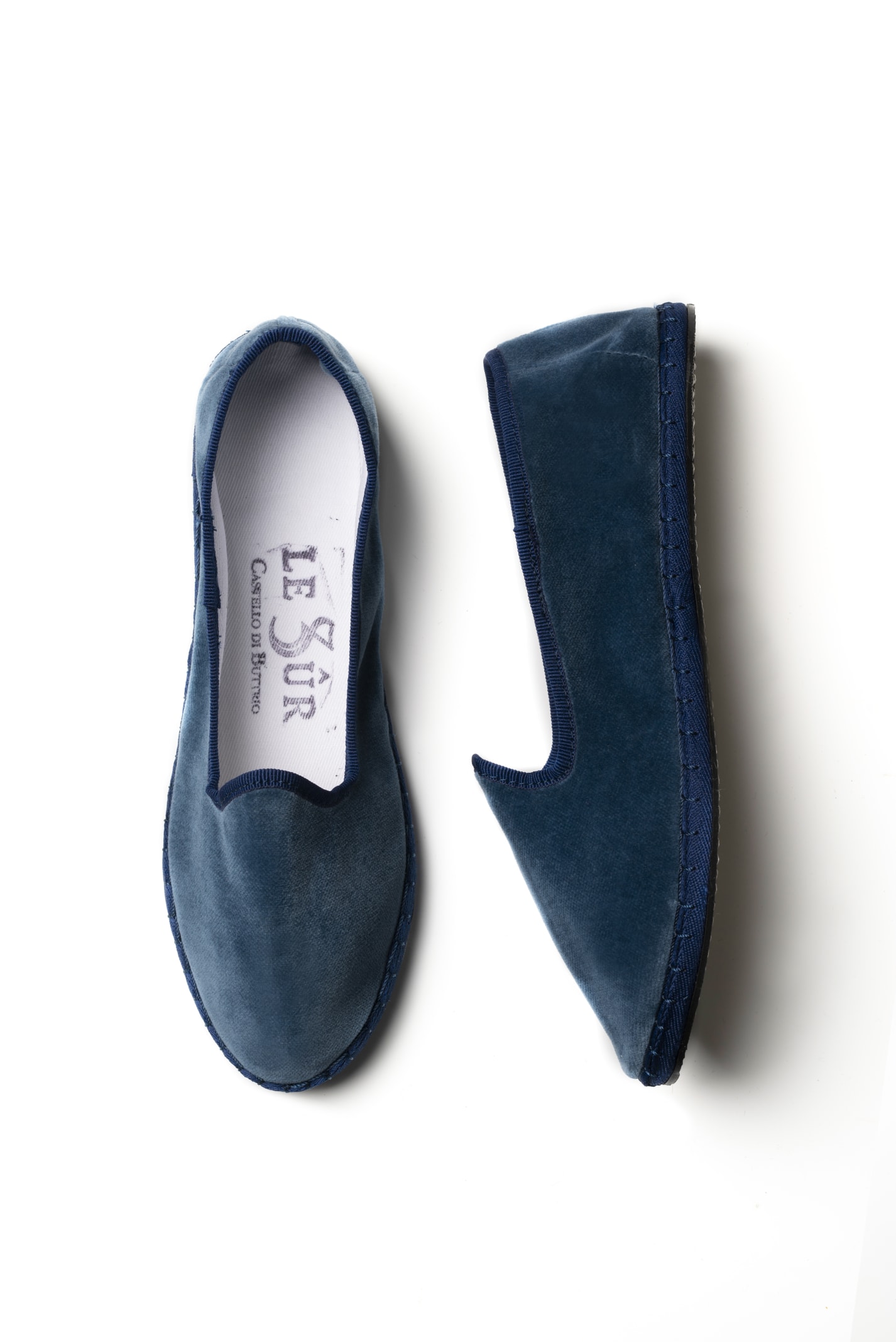Shop Le Sur Friulana Loafer In Blue Avion