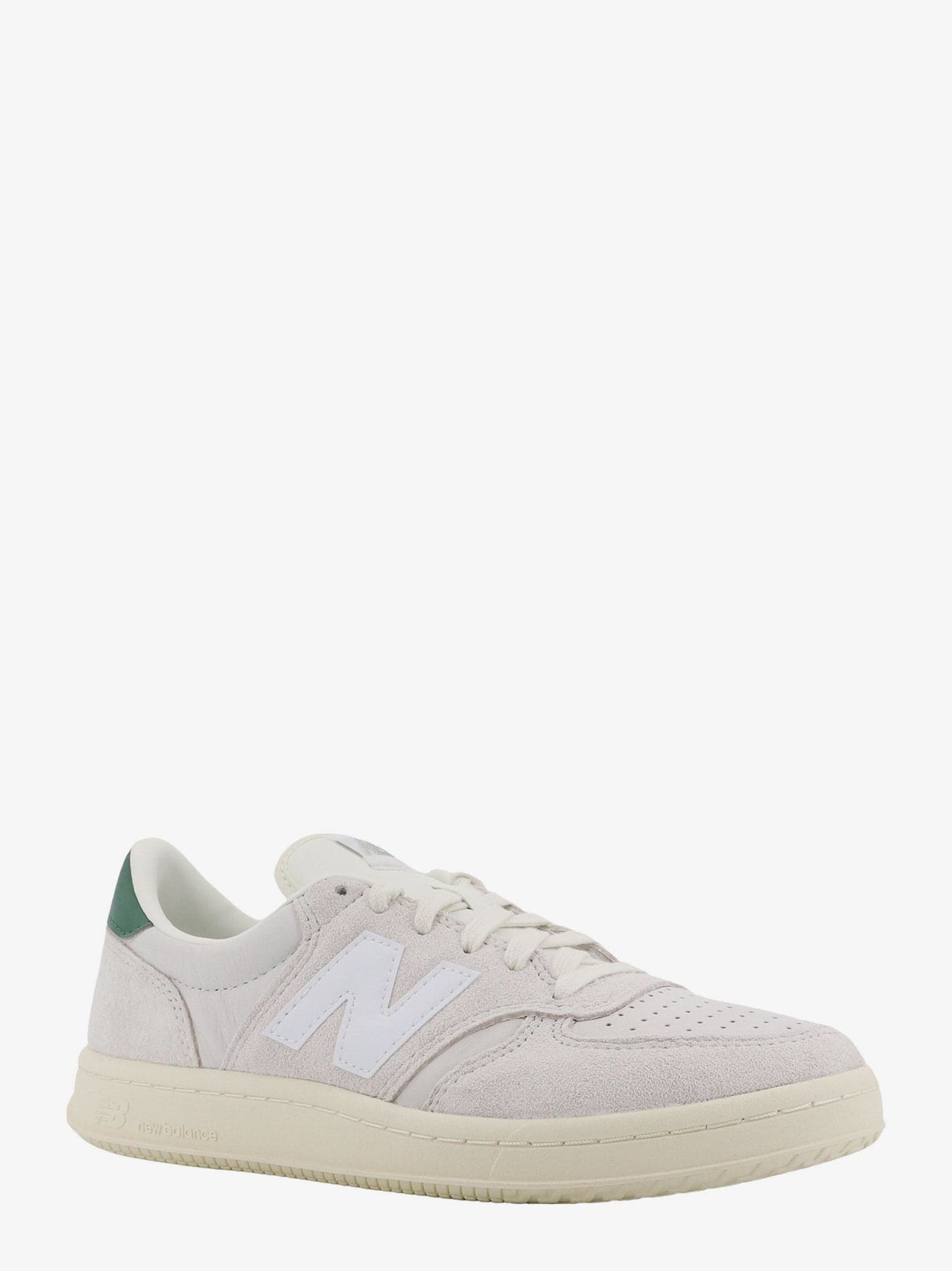 New Balance Ct500 Perforated Suede Low-top Sneakers In Beige
