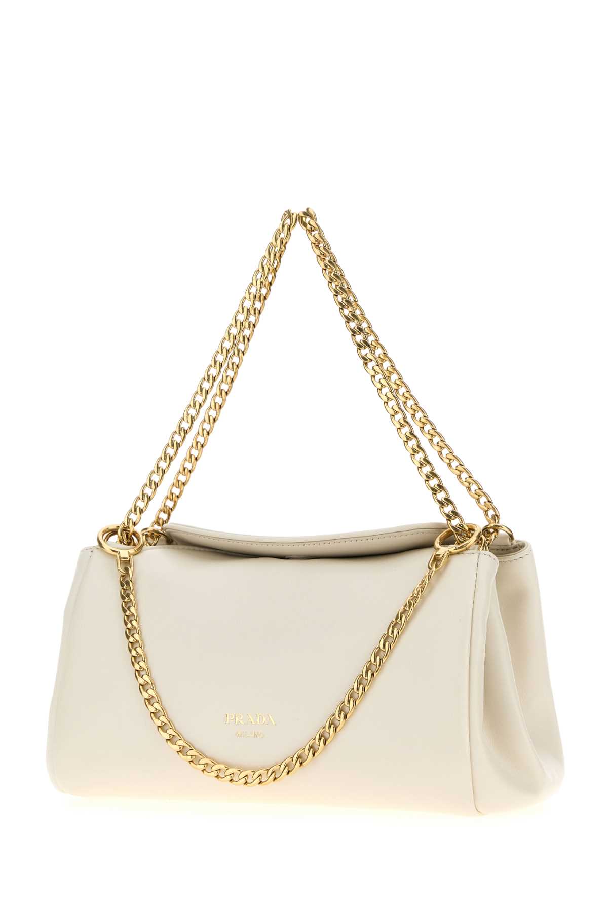 Prada White Tumulte Shoulder Bag In White