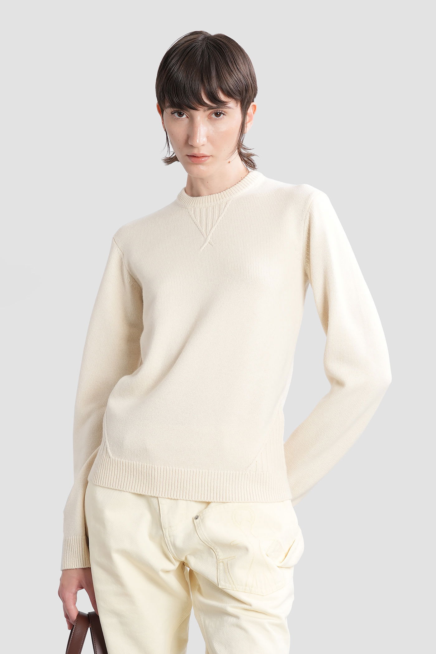 J.W. Anderson J. W. Anderson Knitwear In Beige Wool