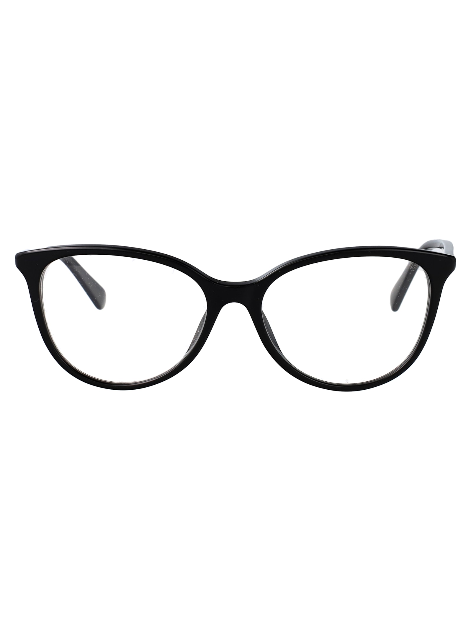 Gucci Black Black Transparent Acetate Glasses In Black