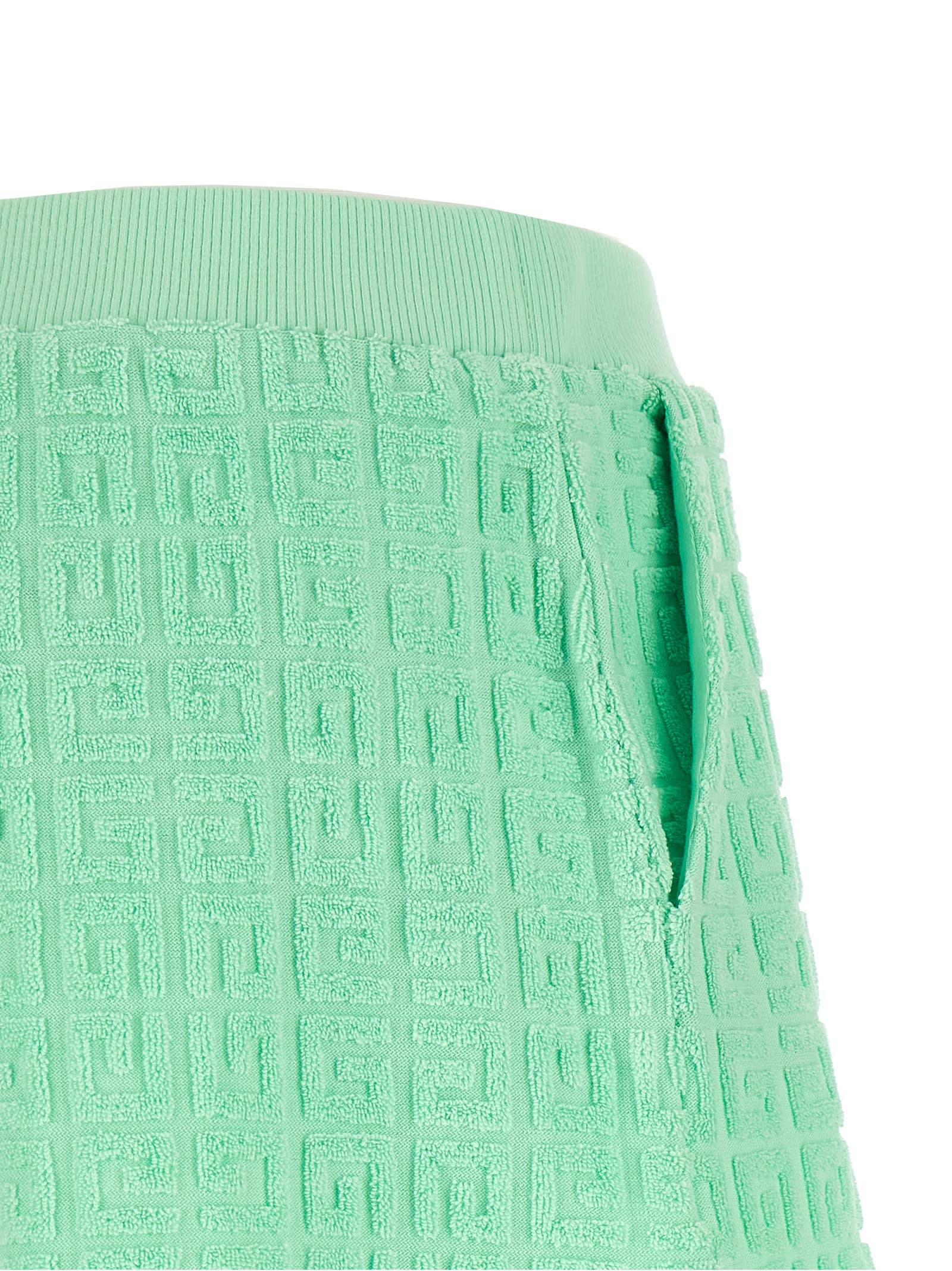 Shop Givenchy Plage Capsule Shorts In Green