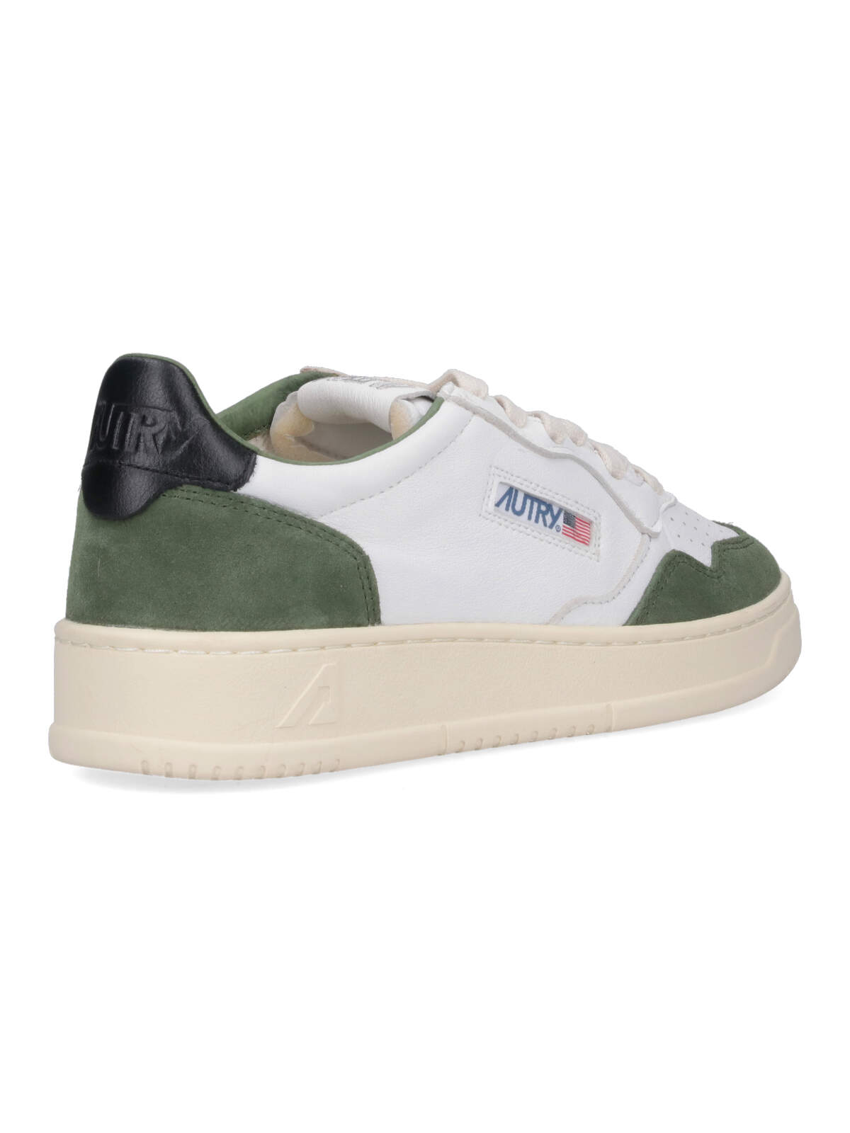 Shop Autry Medalist Low-top Sneakers In Militare+nero