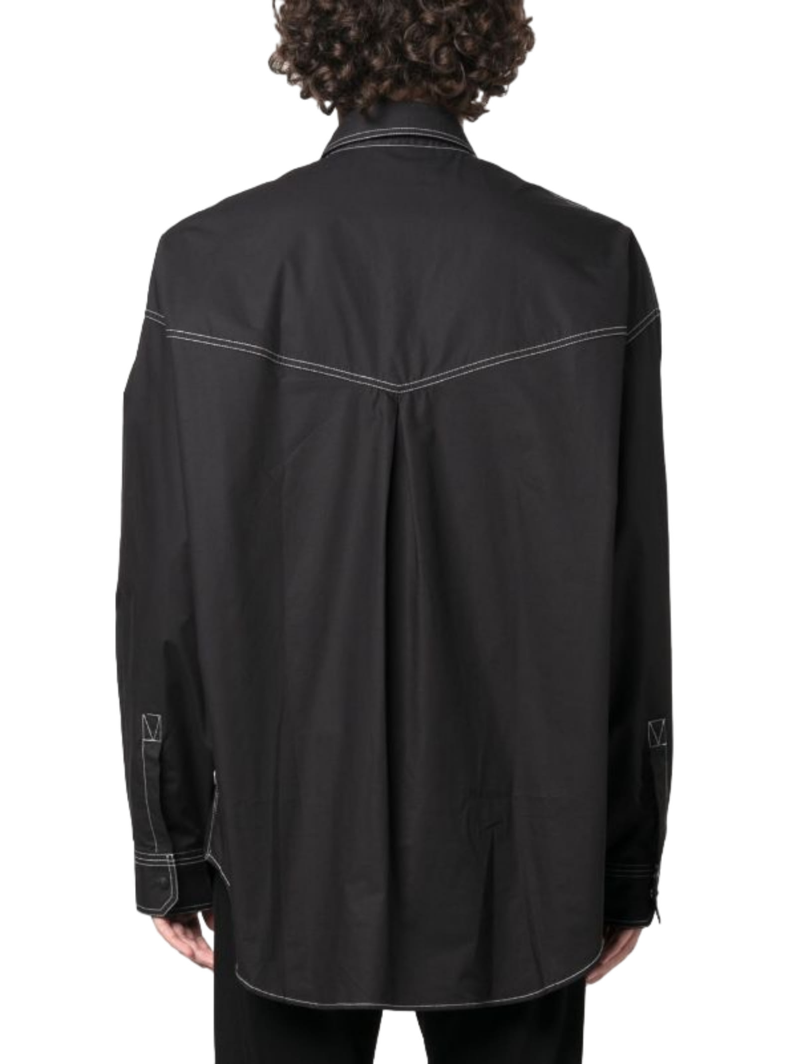 Shop Versace Jeans Couture Shirt In Black