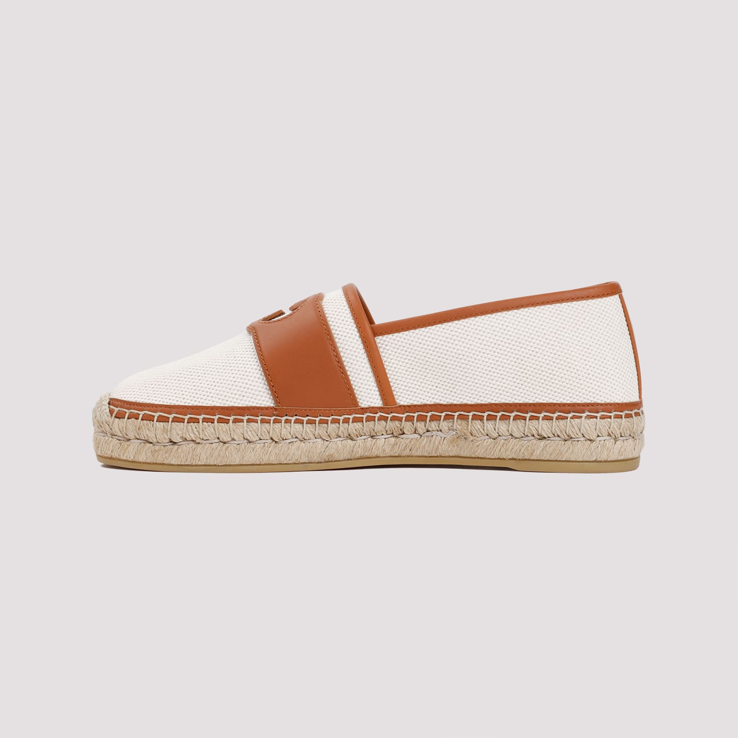 Gucci Beige Cotton And Linen Espadrilles For Men In Beige Natural