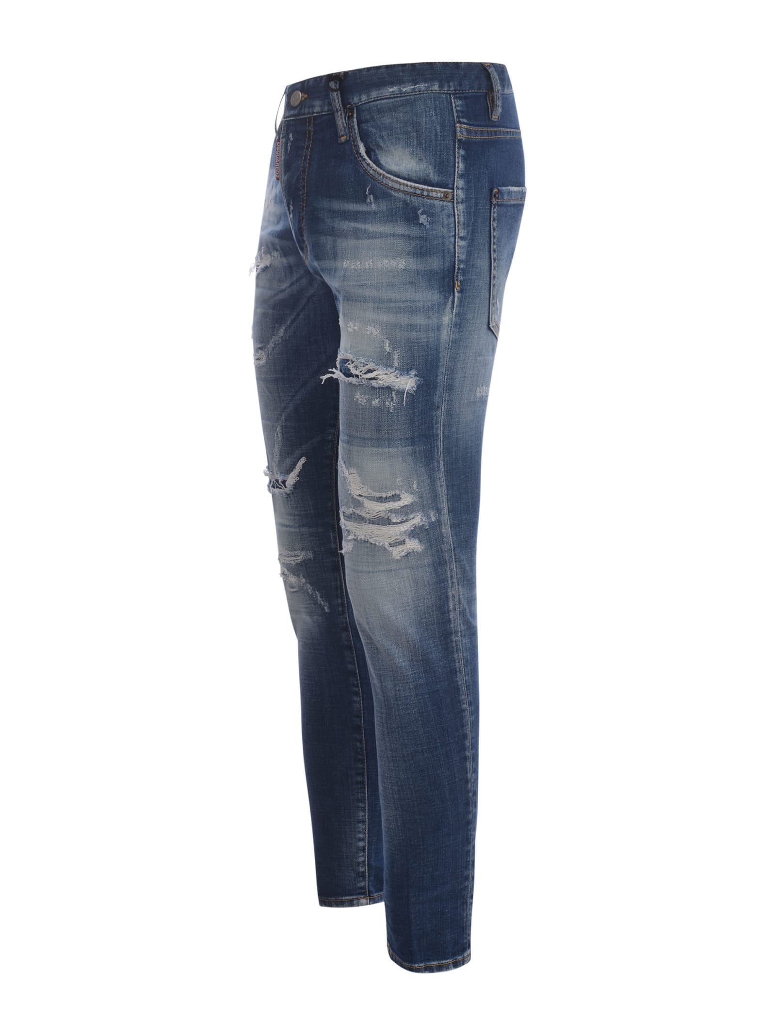 Shop Dsquared2 Jeans  Skinny Dan Jean In Denim Available Store Pompei