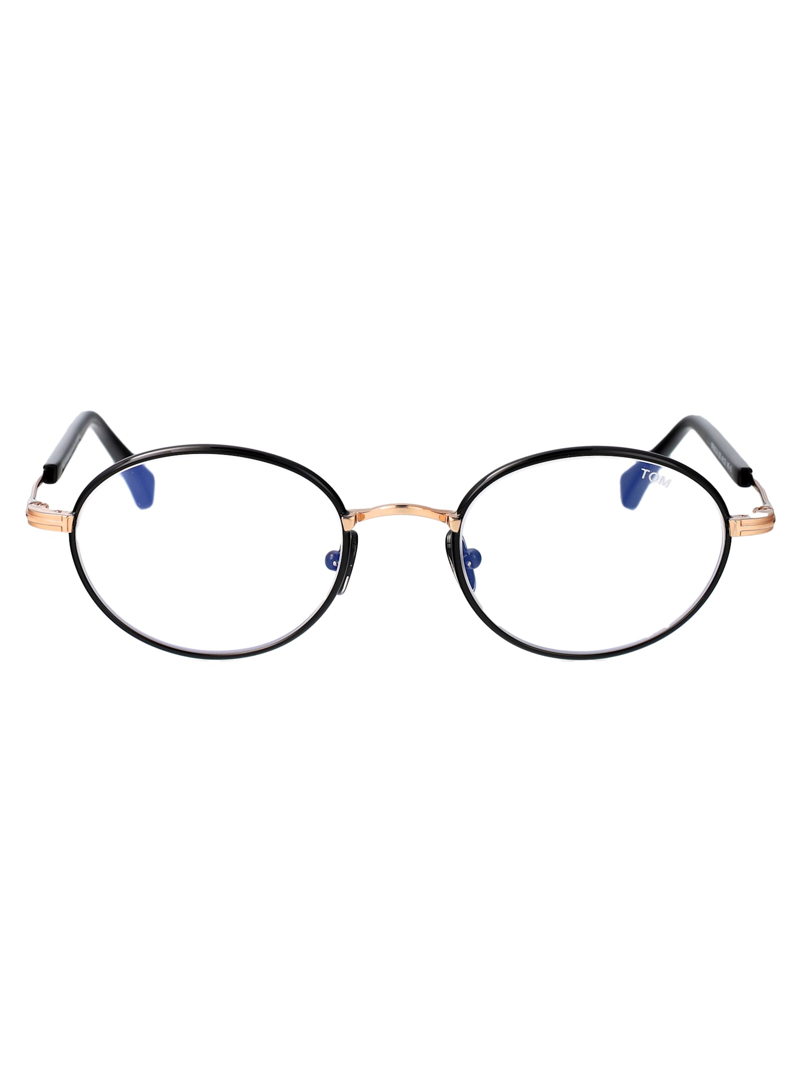 Tom Ford Ft5973-b Glasses In Black Rose Gold