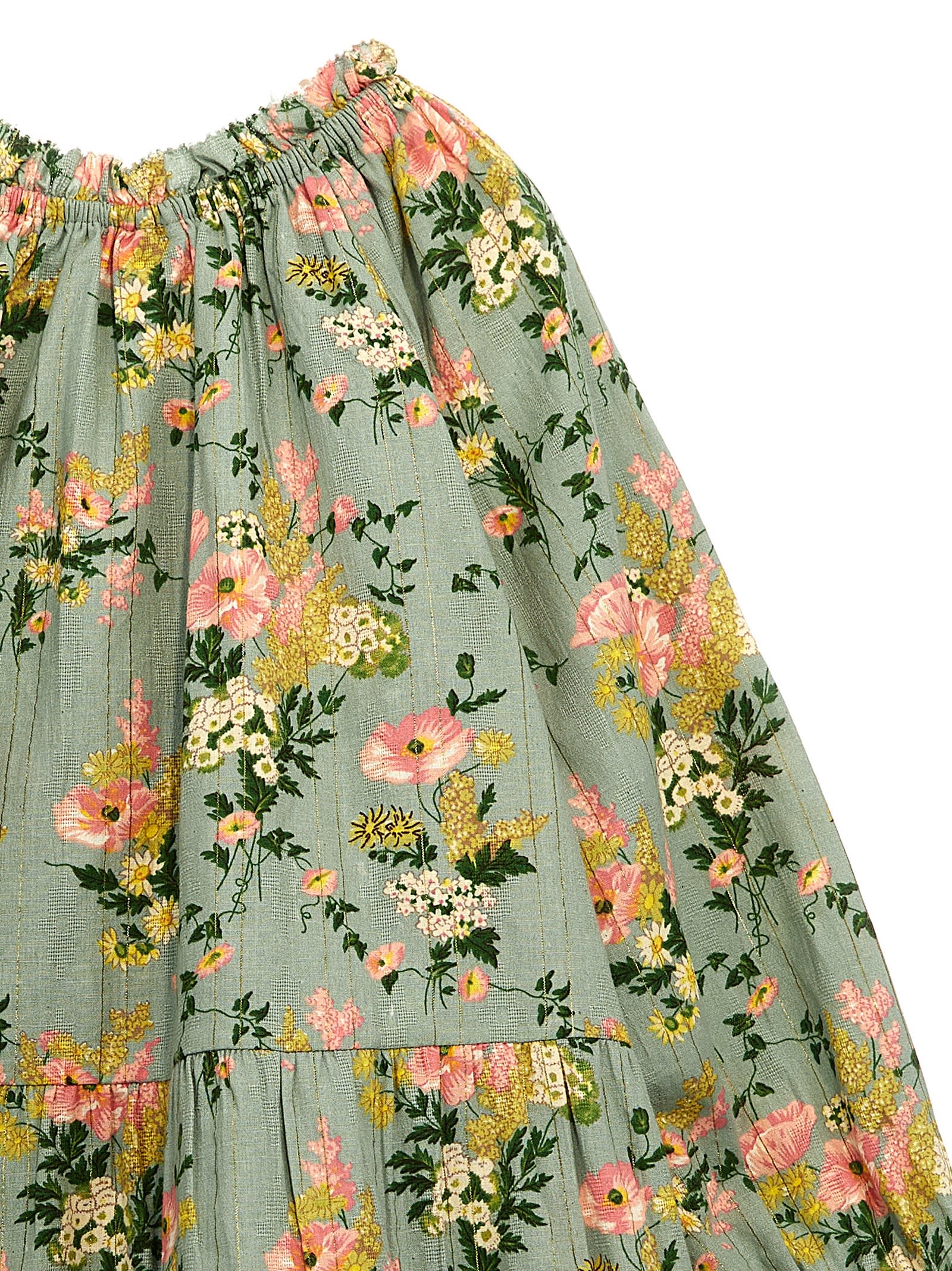 Shop Bonton Floral Dress In Multicolor
