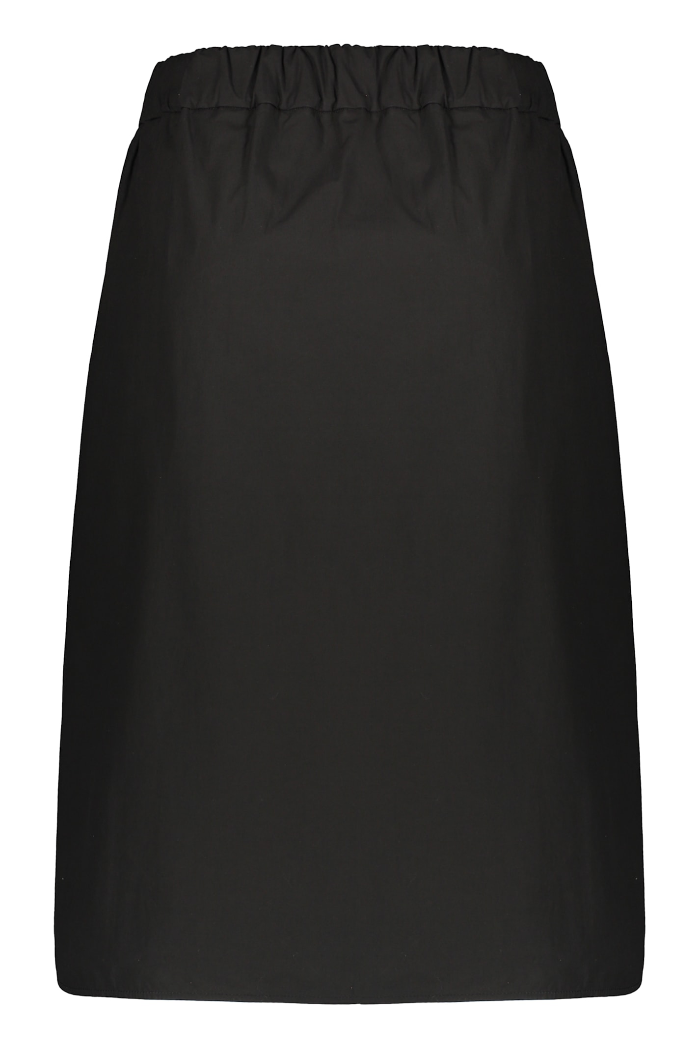 Fabiana Filippi Elasticated-waist Midi Skirt In Black