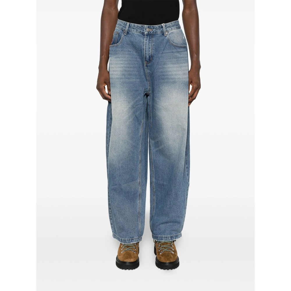 Kidsuper Button-fastening Jeans In Blue