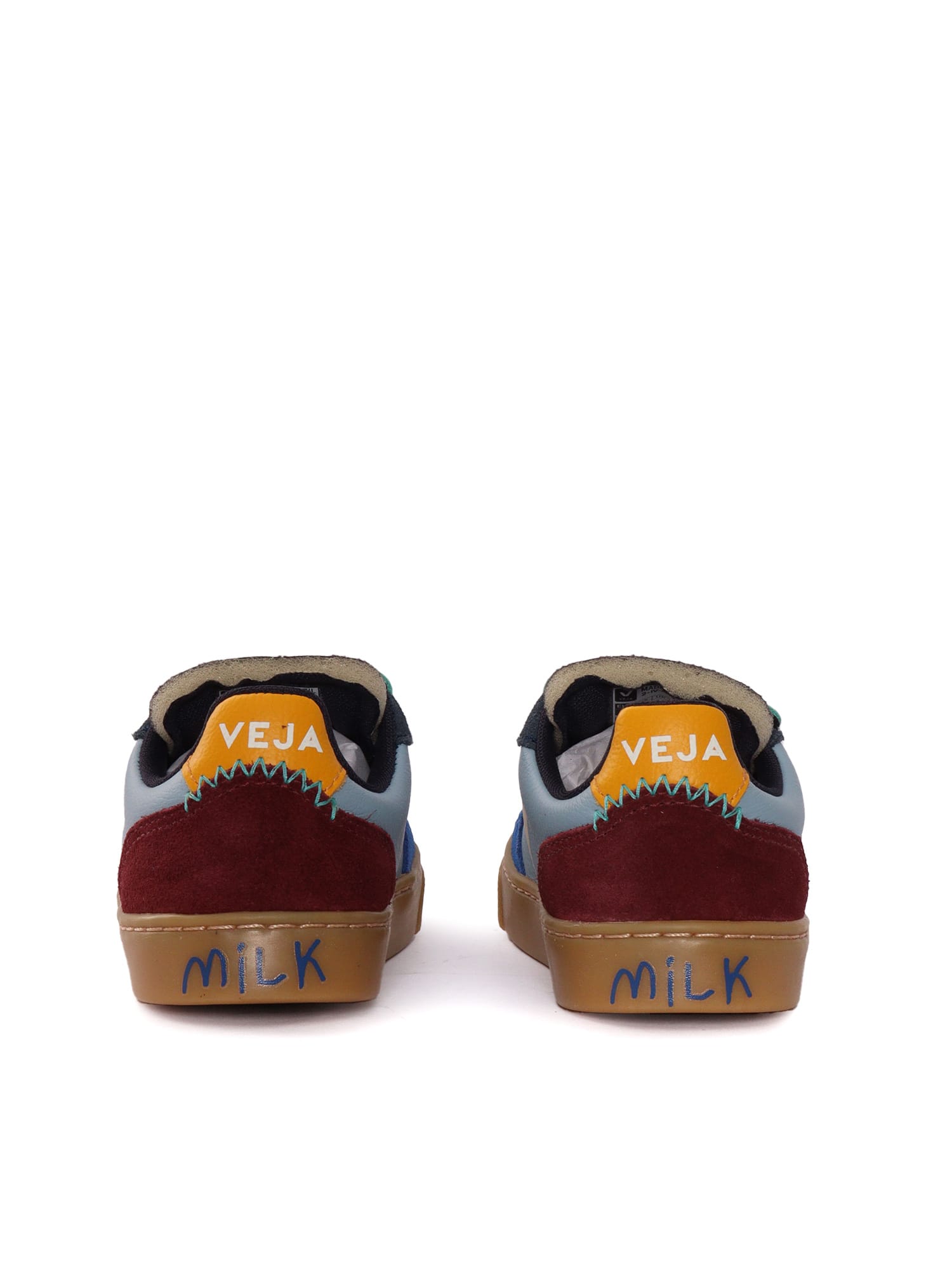 Veja X Milk V-90 Small Sneakers In Multi