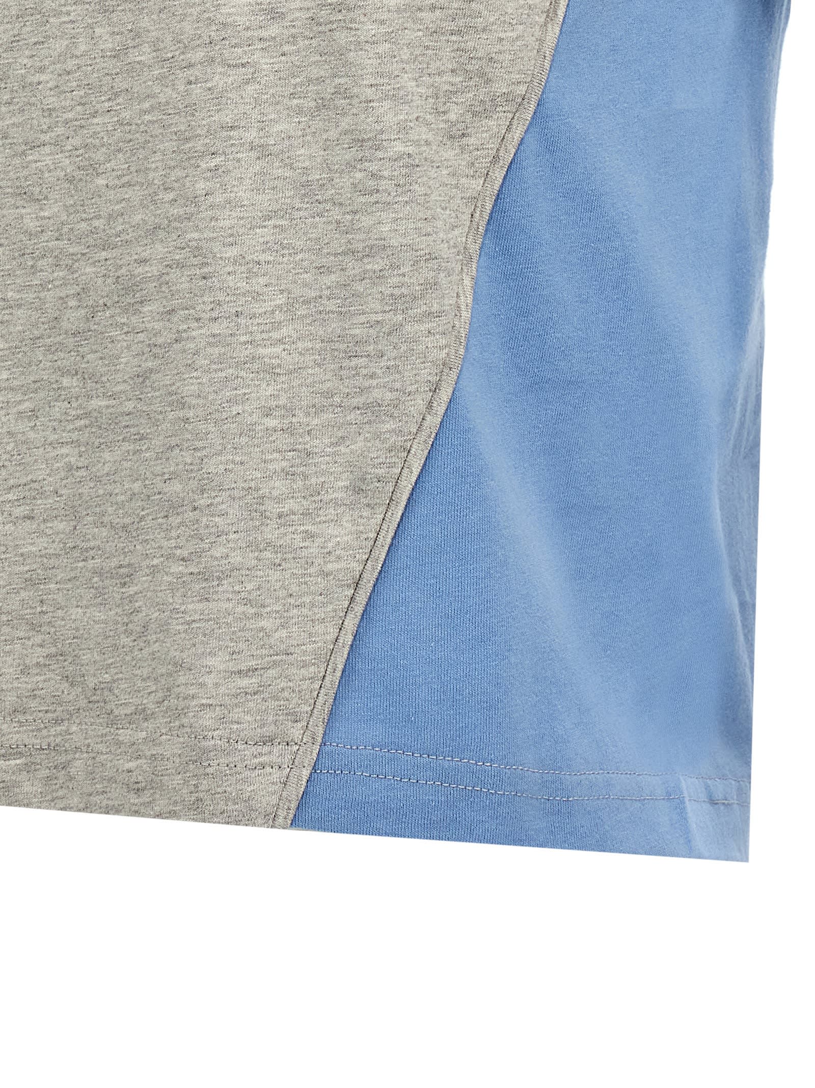 Jw Anderson Woman T-shirt Grey Size M Cotton In Multicolor