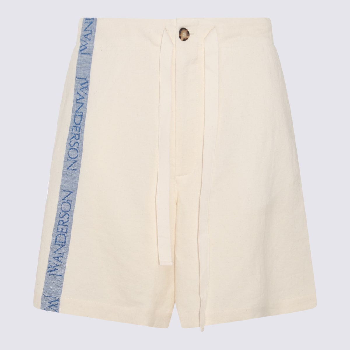Shop Jw Anderson White Cotton Short In Off-white