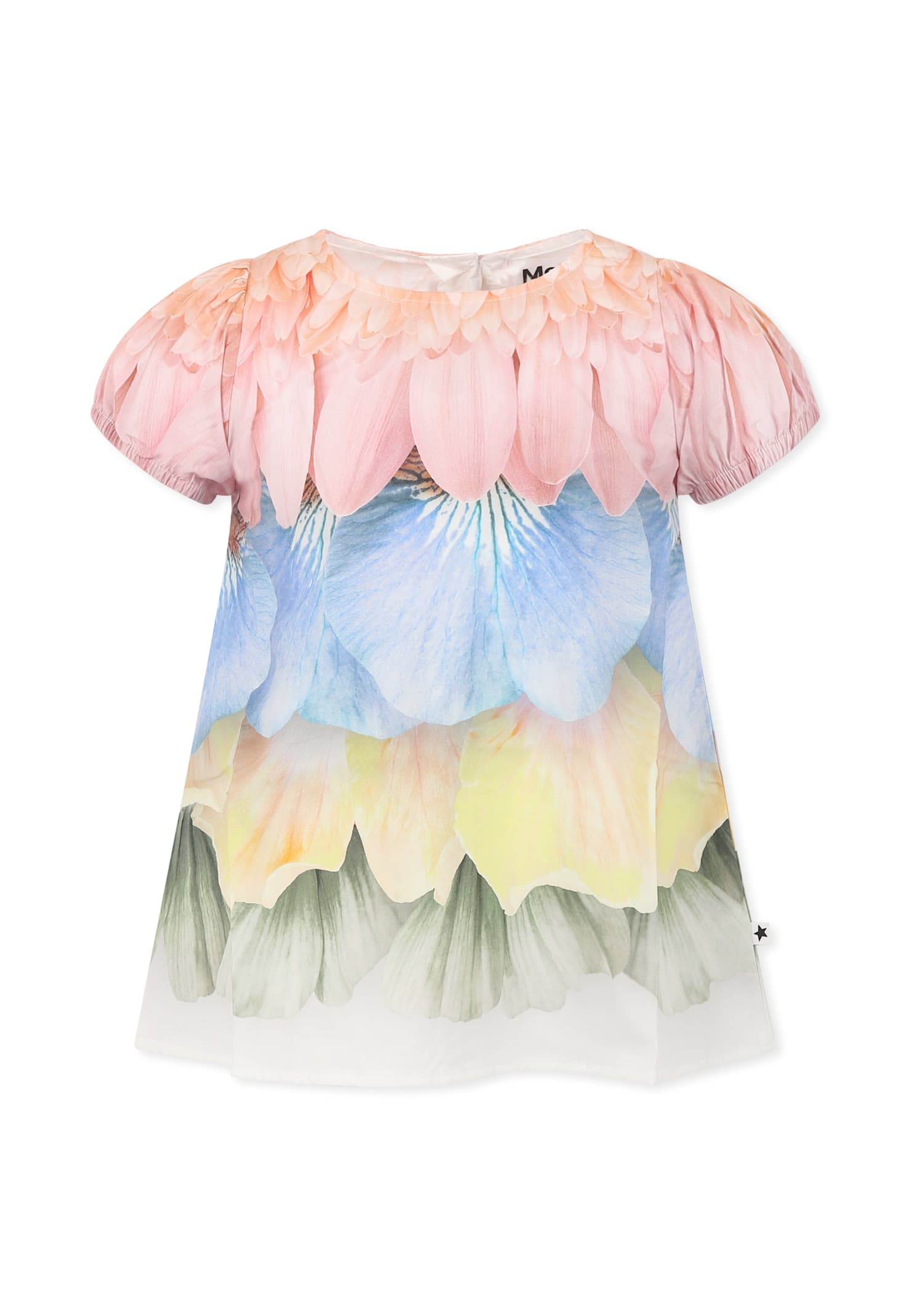 Molo Multicolor Dress For Baby Girl In Multicolor